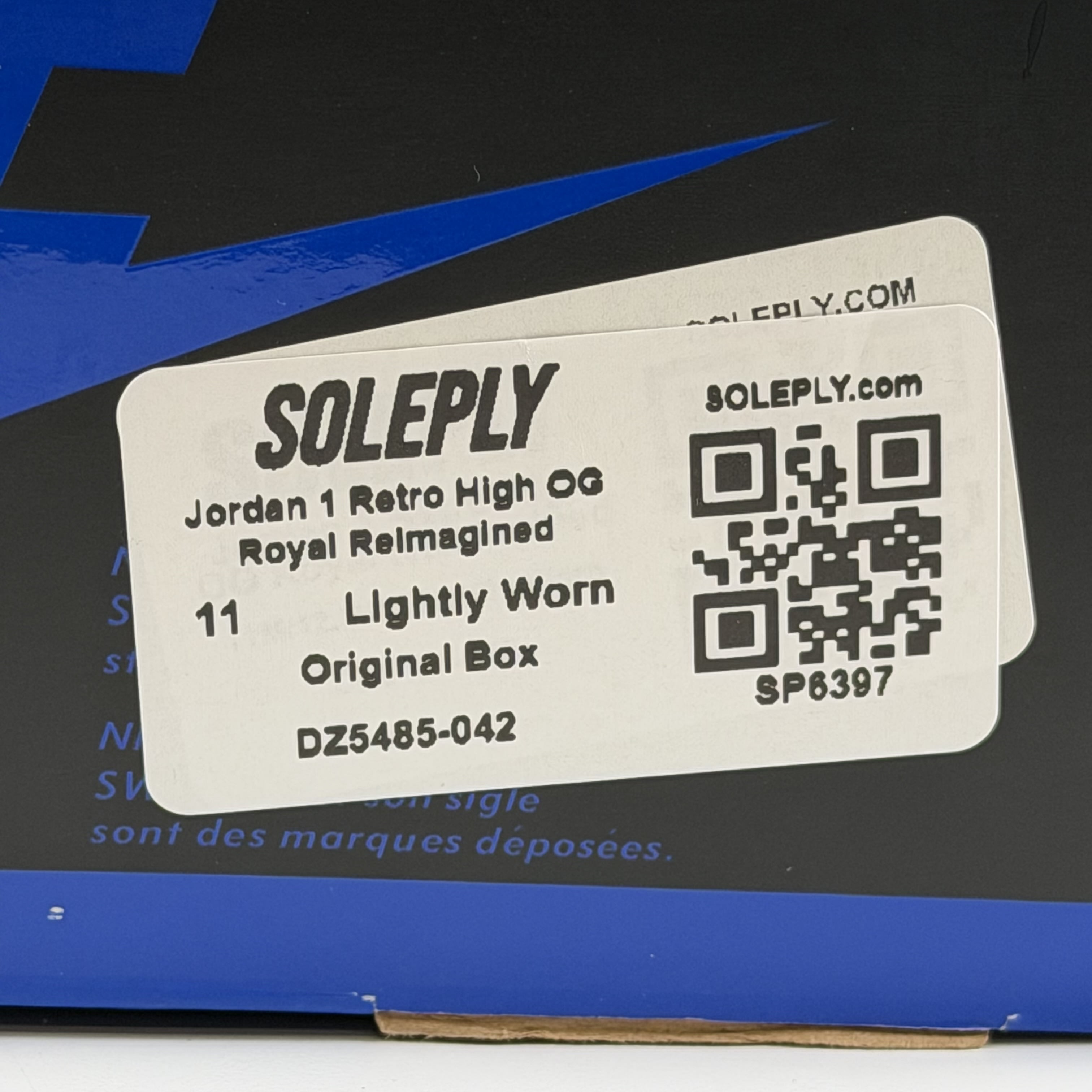 SP6397 Jordan 1 Retro High OG Royal Reimagined