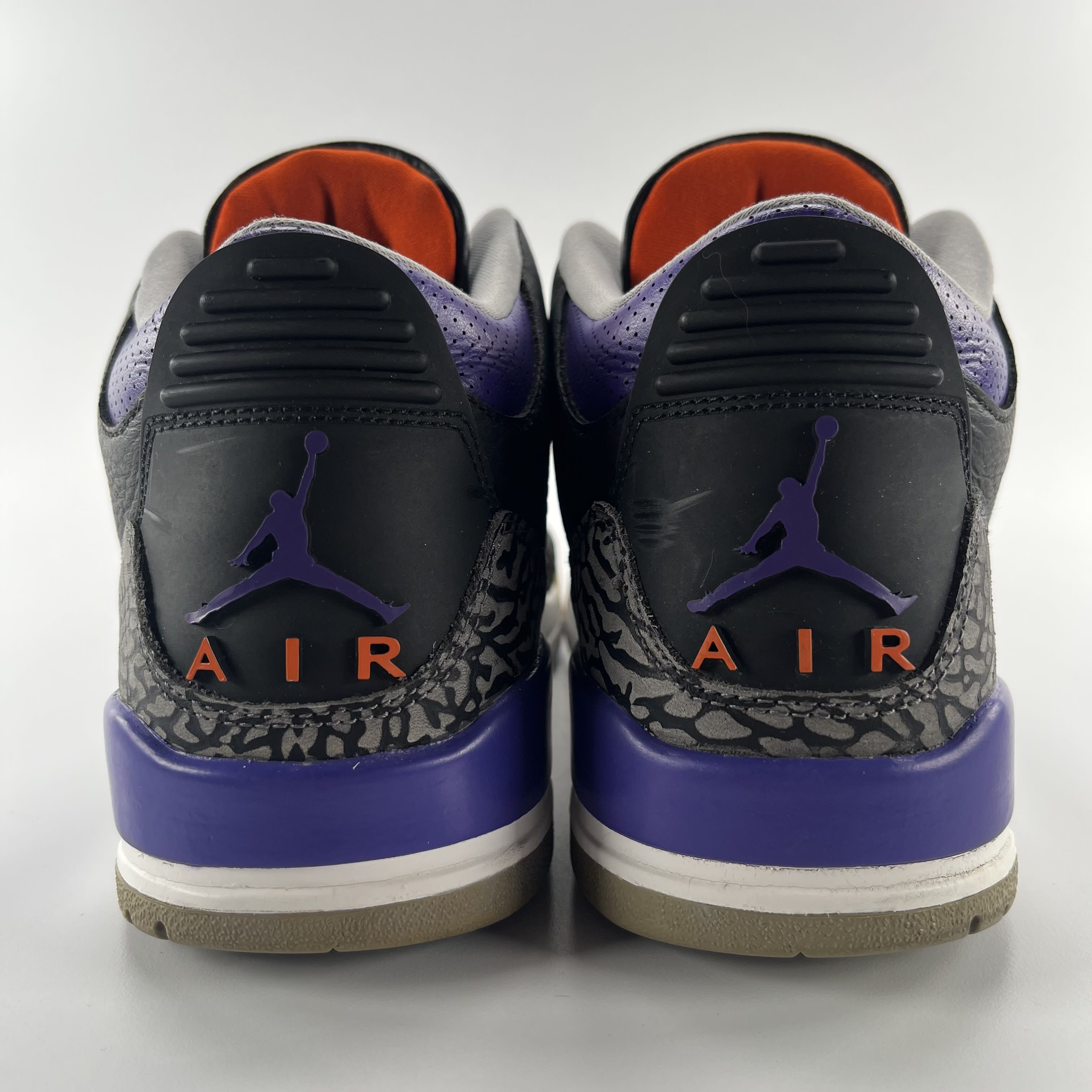 819636 Jordan 3 Retro Black Court Purple