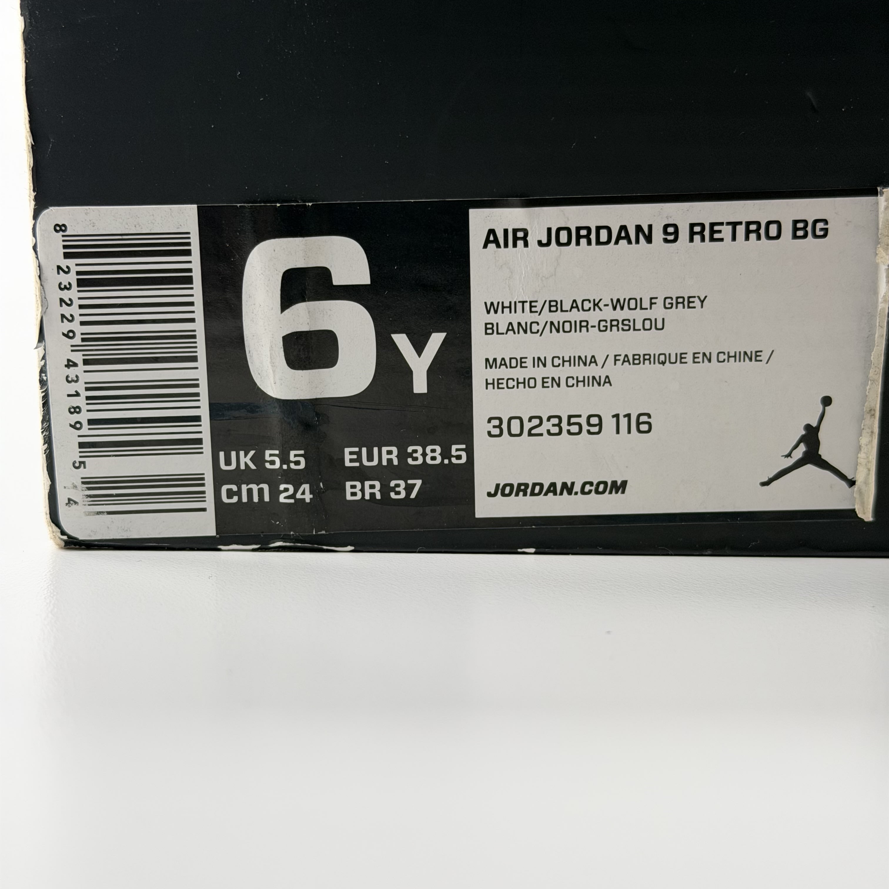 782369 Jordan 9 Retro Barons (GS)