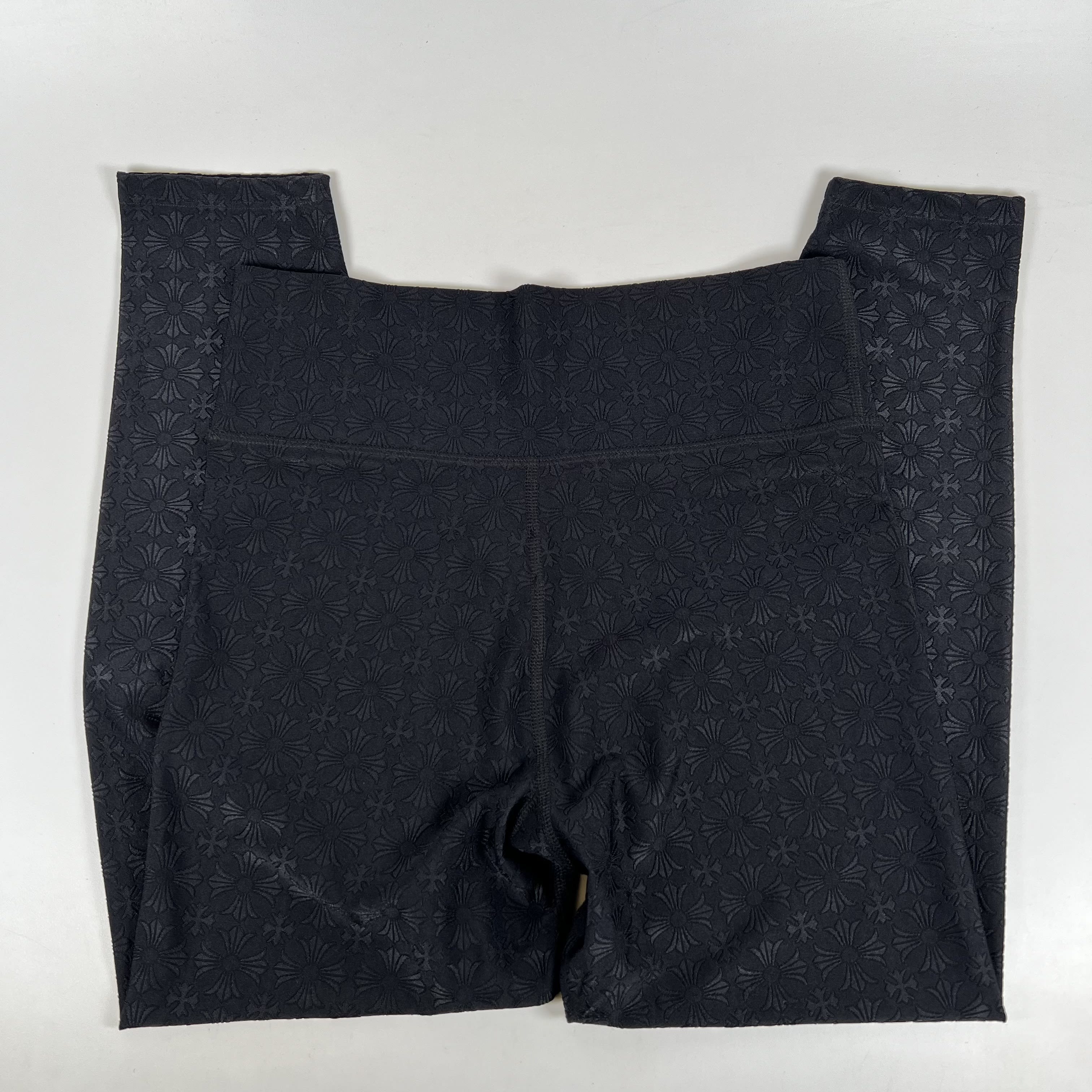 SP11531 Chrome Hearts Women's Black Floral Leggings