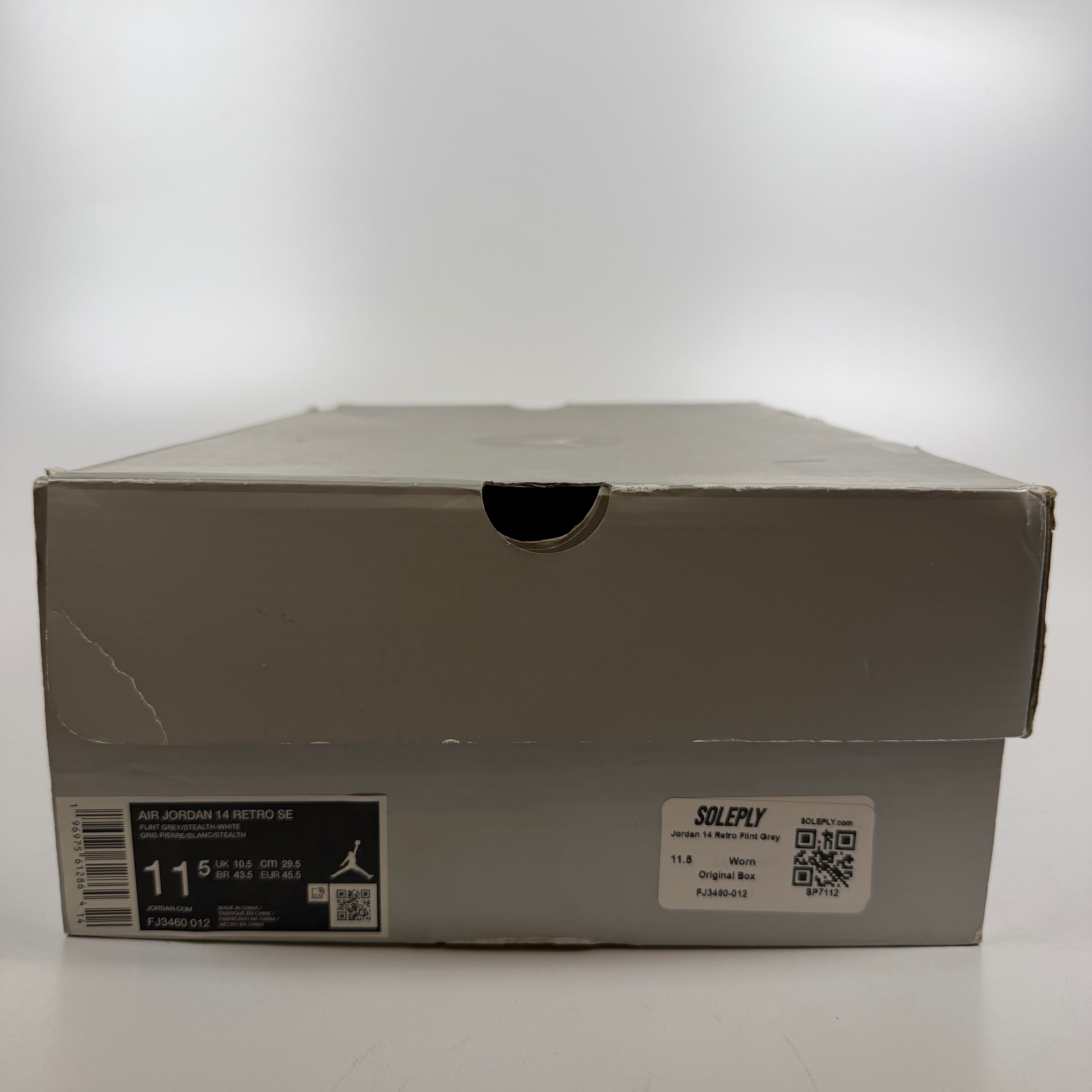 SP7112 Jordan 14 Retro Flint Grey