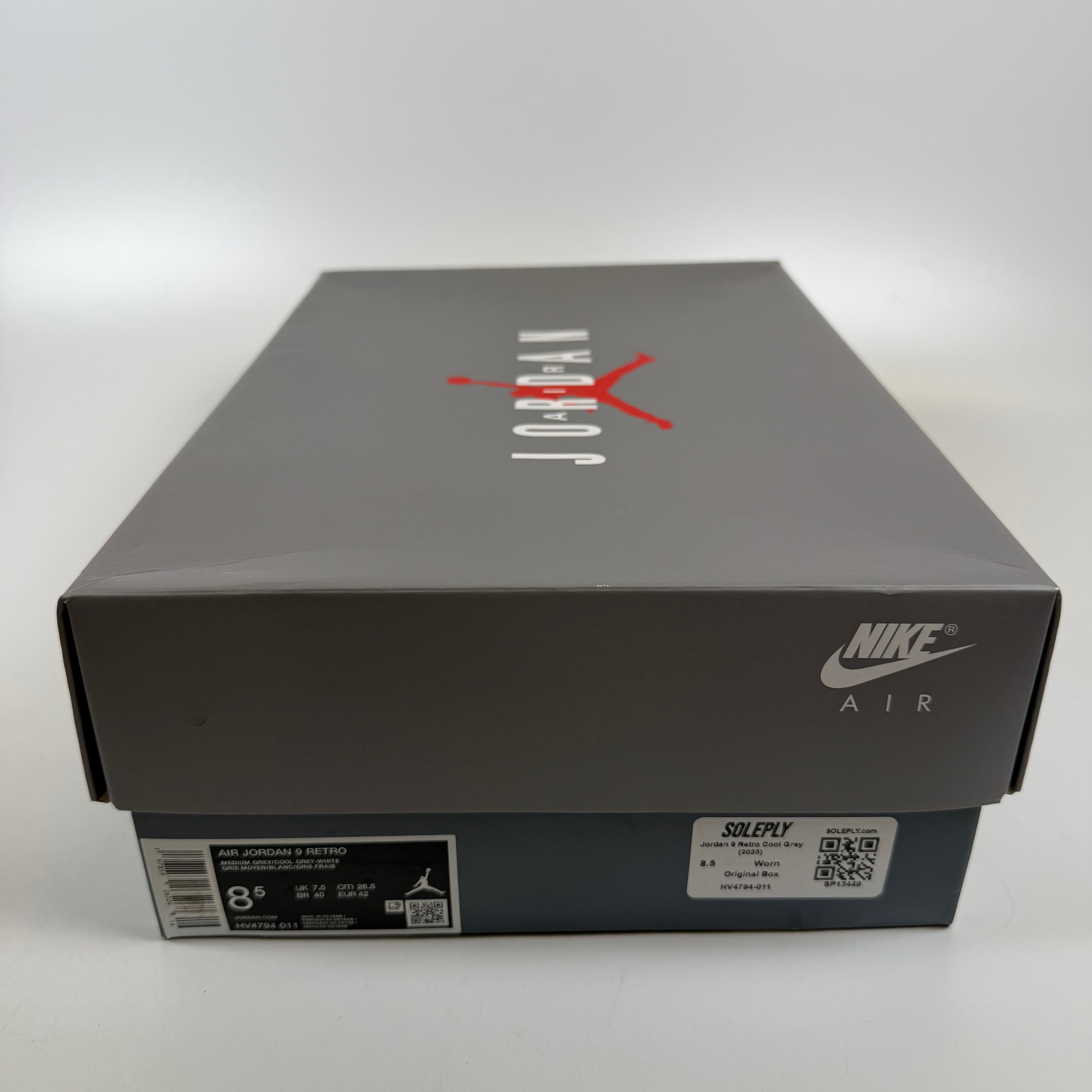 SP13449 Jordan 9 Retro Cool Grey (2025)