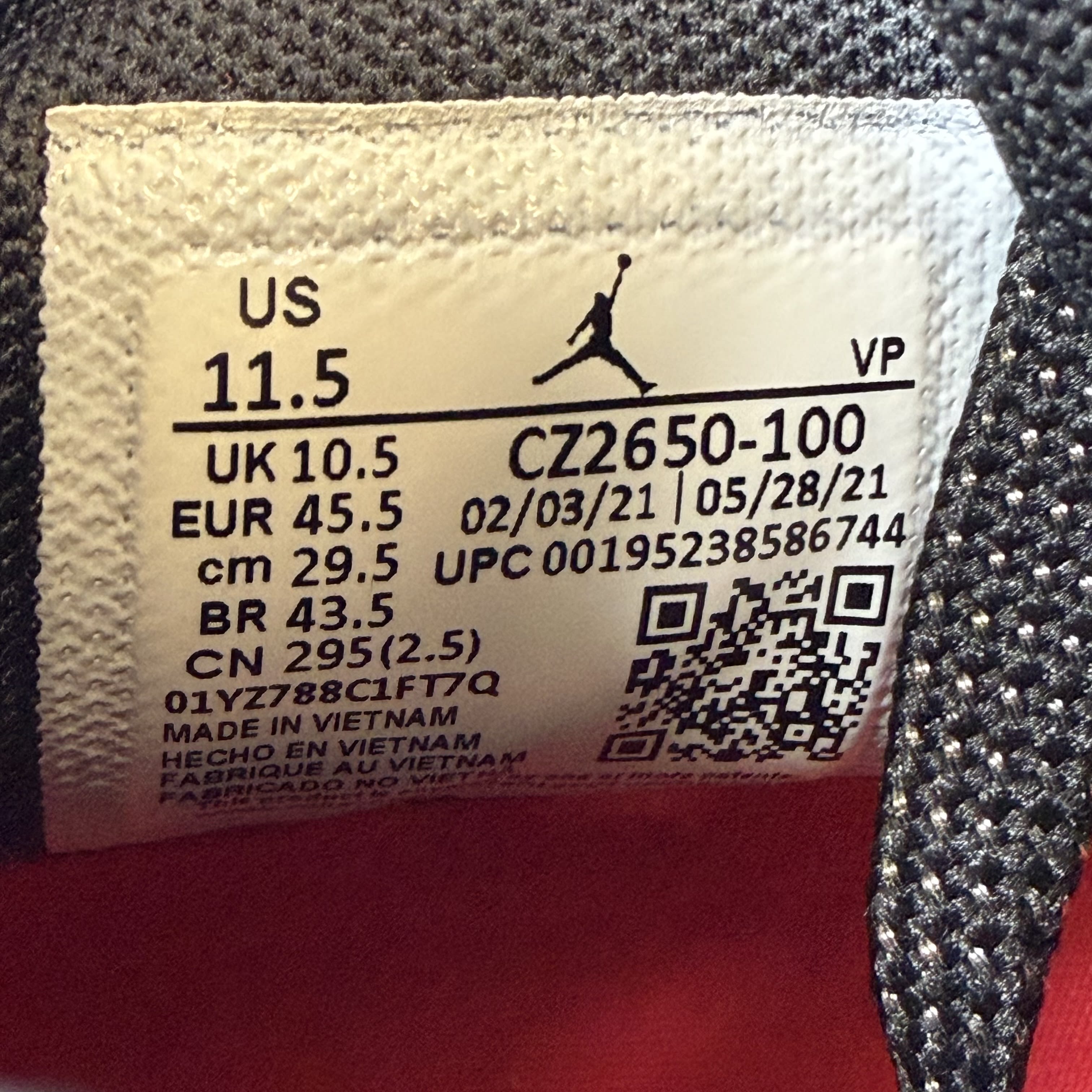 SP8941 Jordan 36 Psychic Energy (Clear Sole)
