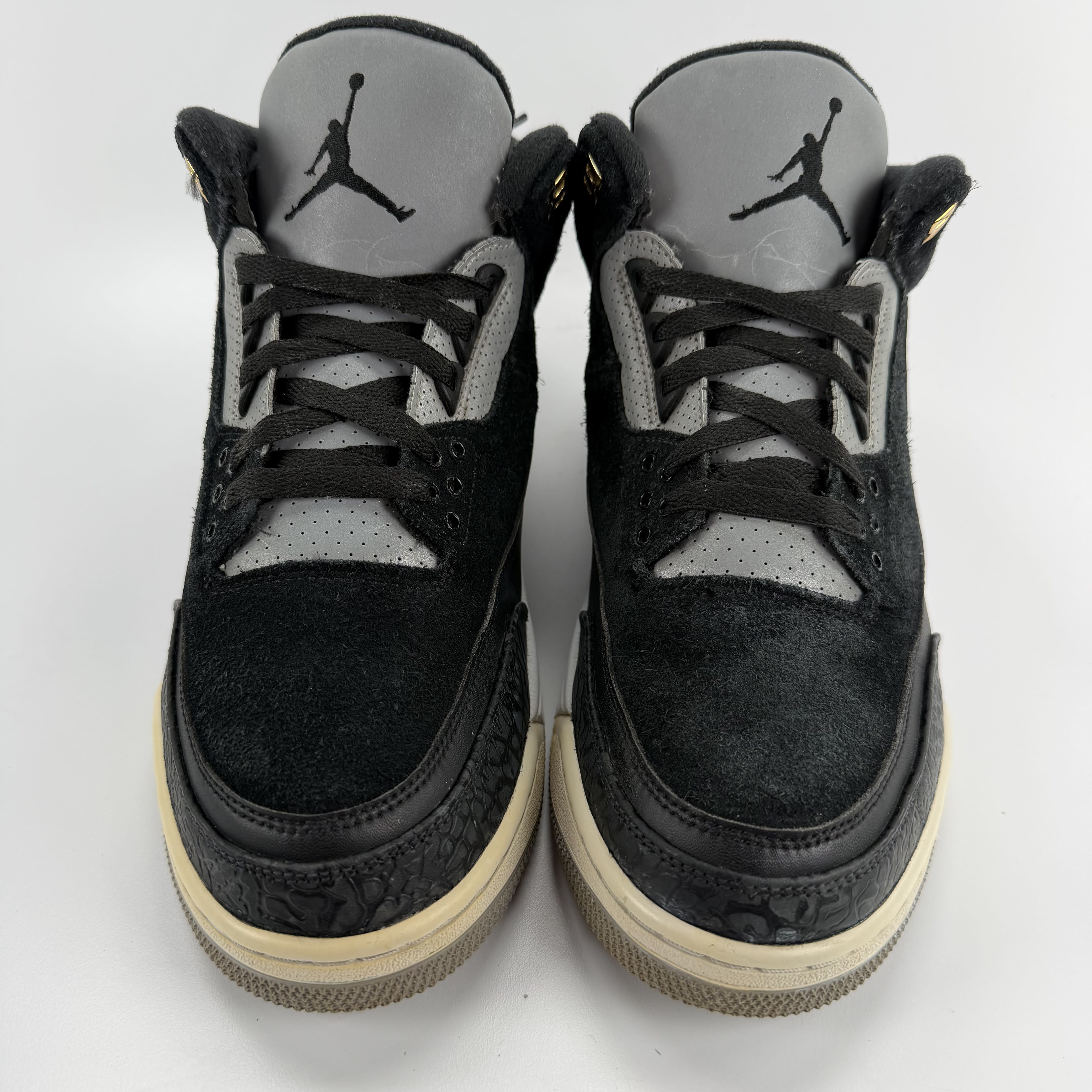 492362 Jordan 3 Retro Tinker Black Cement Gold
