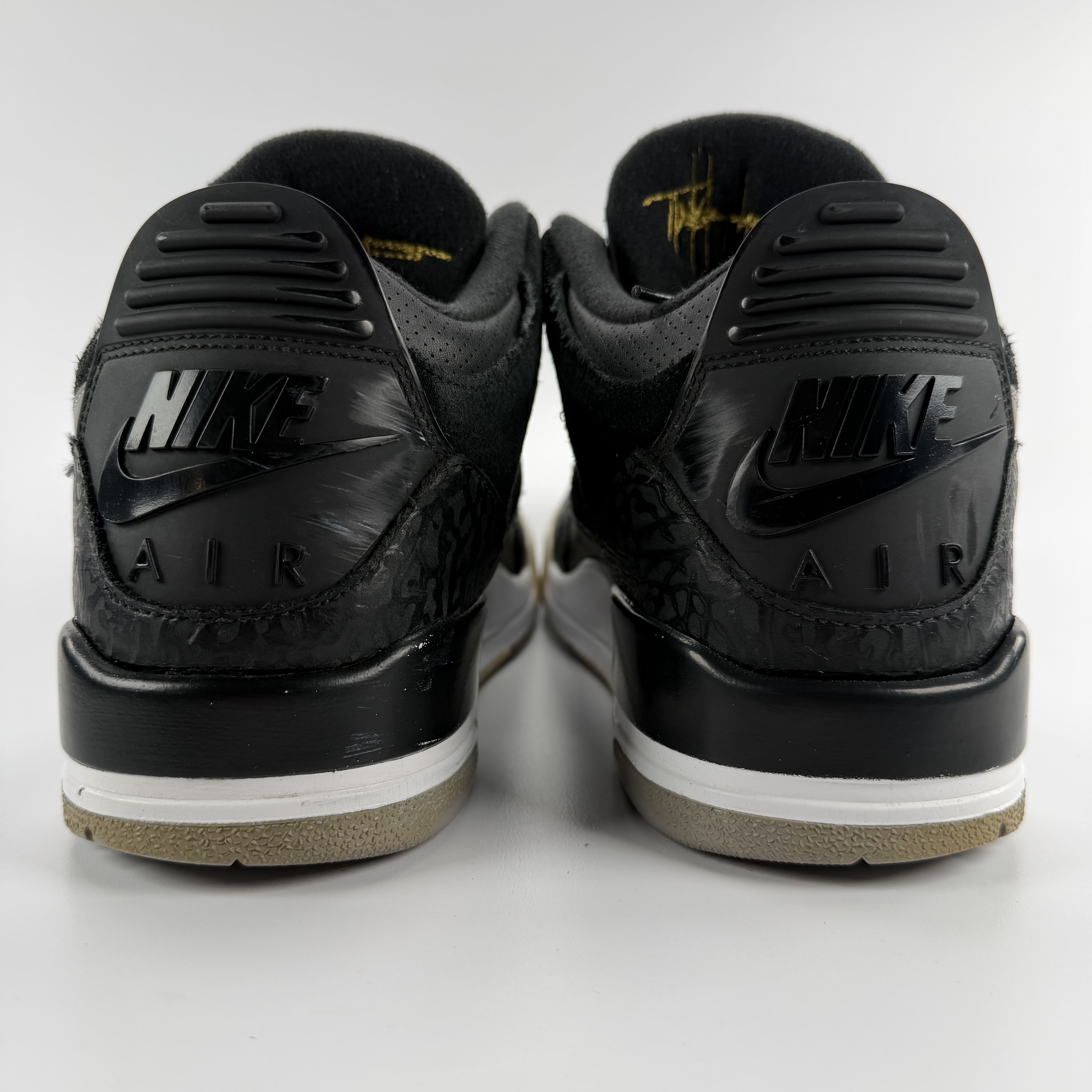492362 Jordan 3 Retro Tinker Black Cement Gold