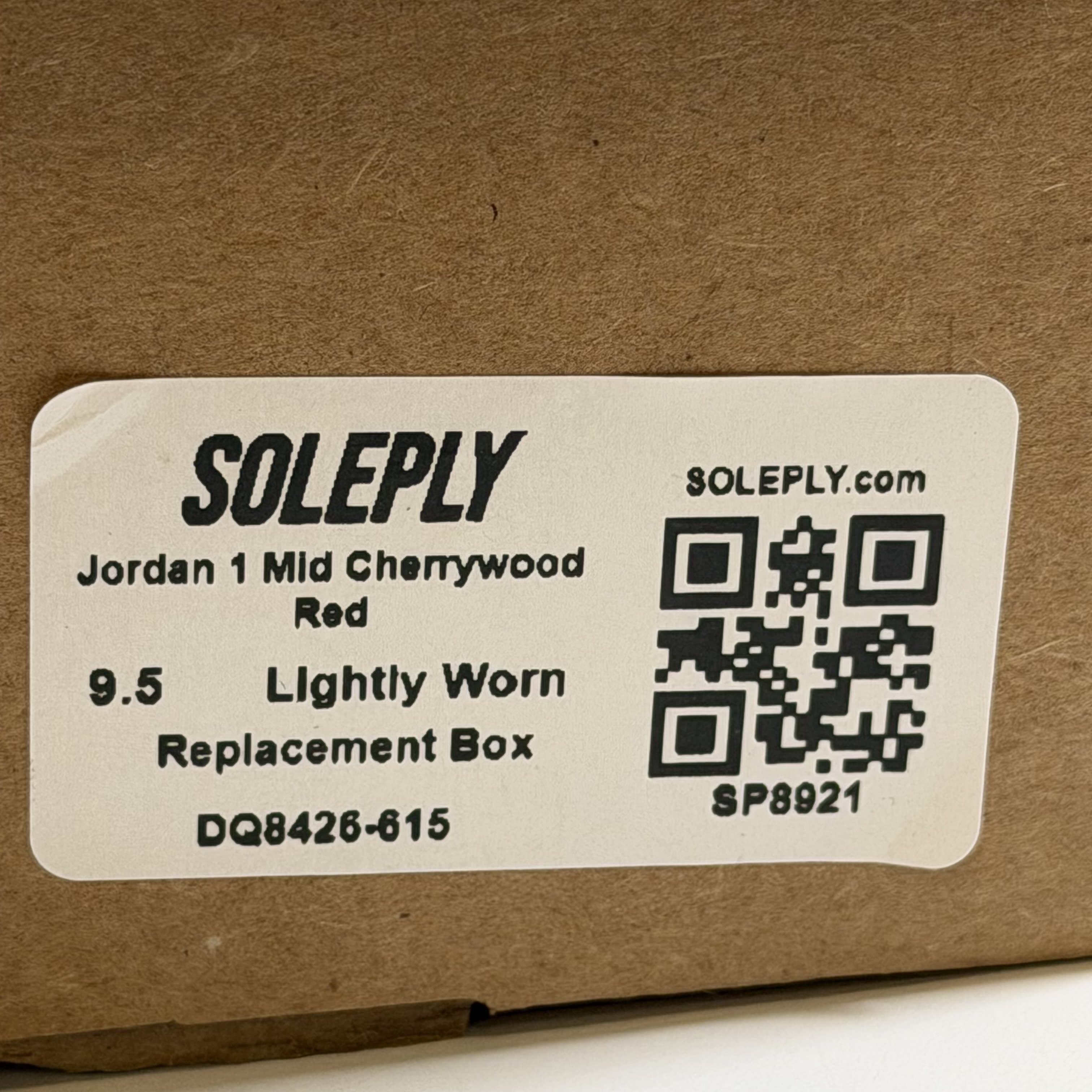 SP8921 Jordan 1 Mid Cherrywood Red