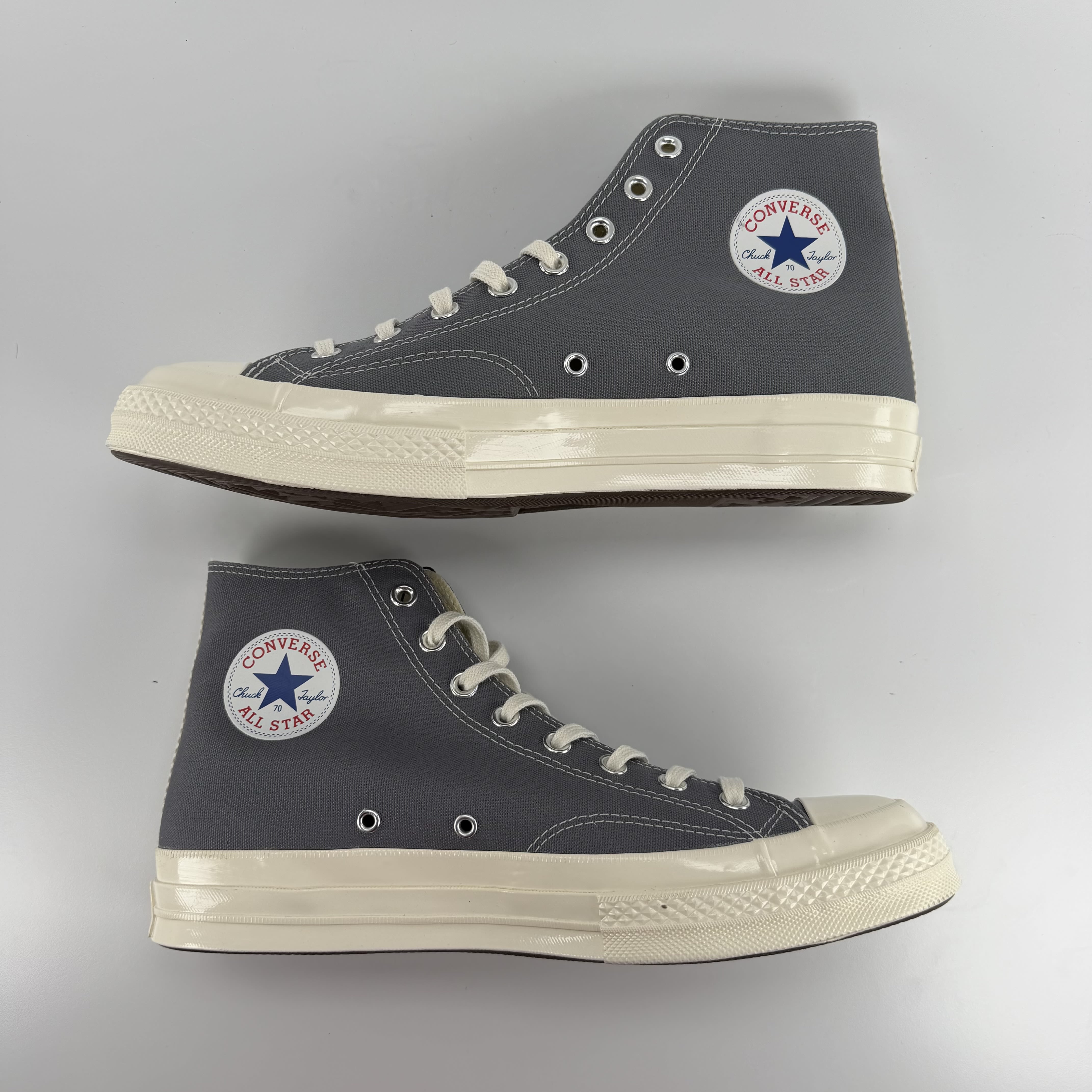 542849 Converse Chuck Taylor All Star 70 Hi Comme des Garcons PLAY Grey
