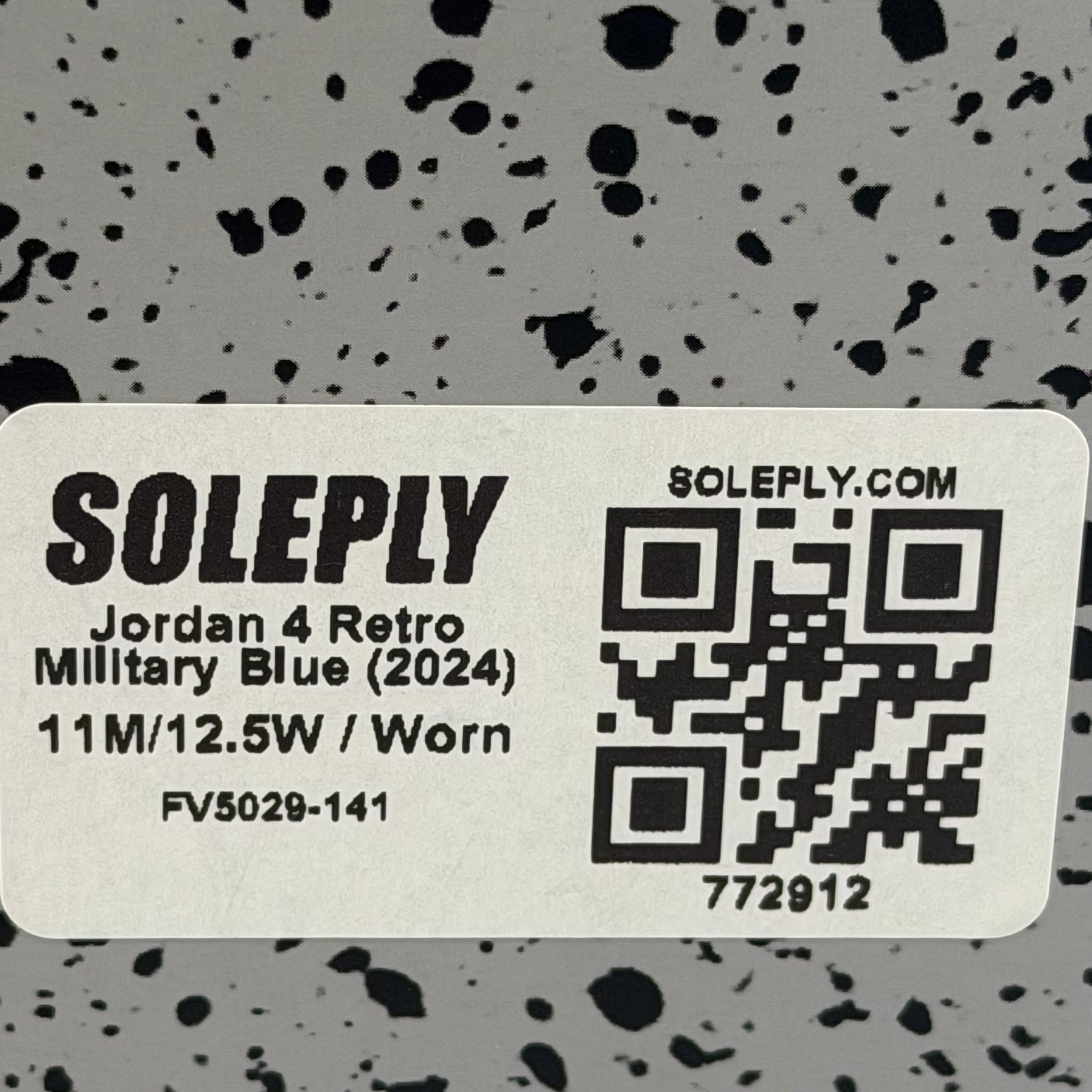 [772912] Jordan 4 Retro Military Blue (2024)