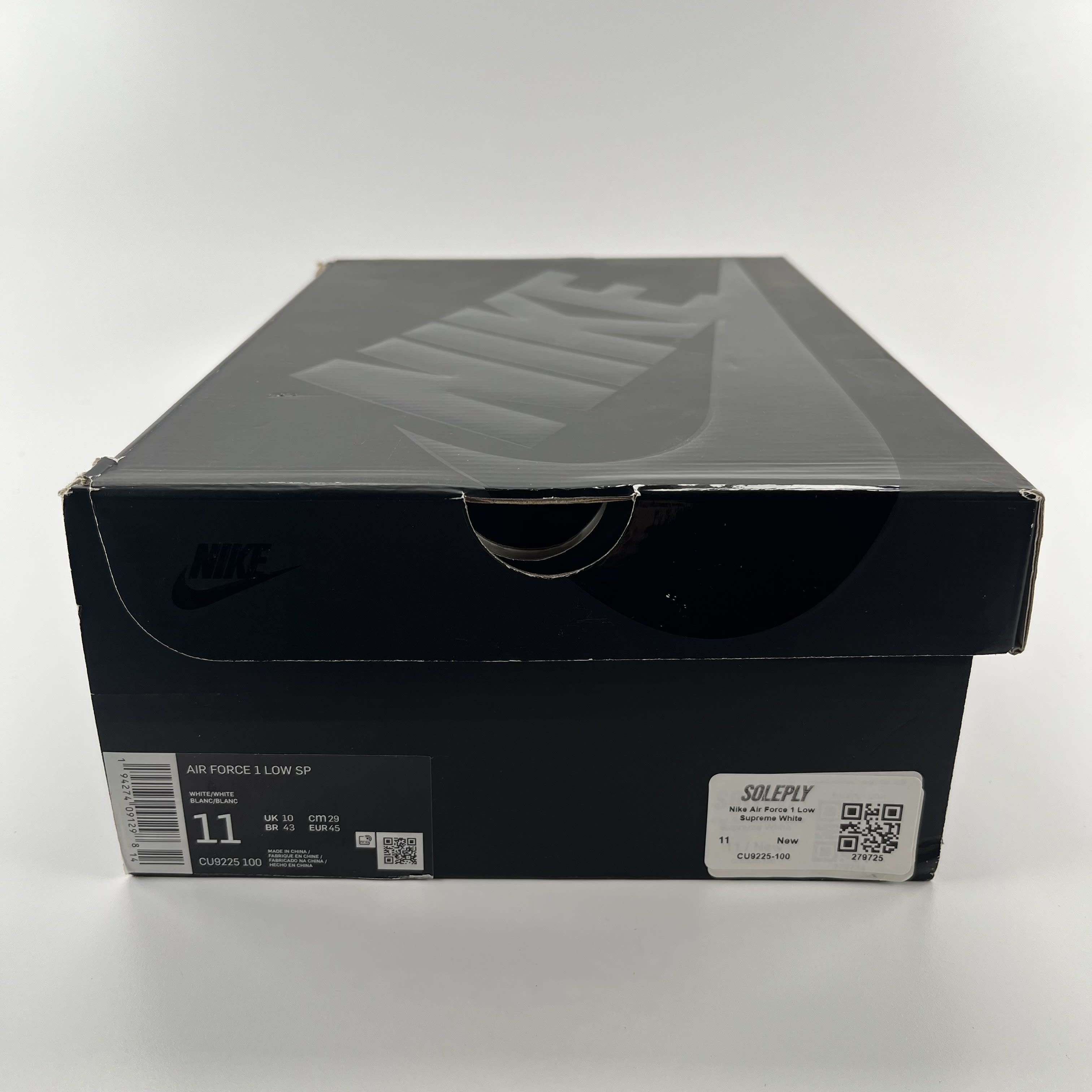 279725 Nike Air Force 1 Low Supreme White