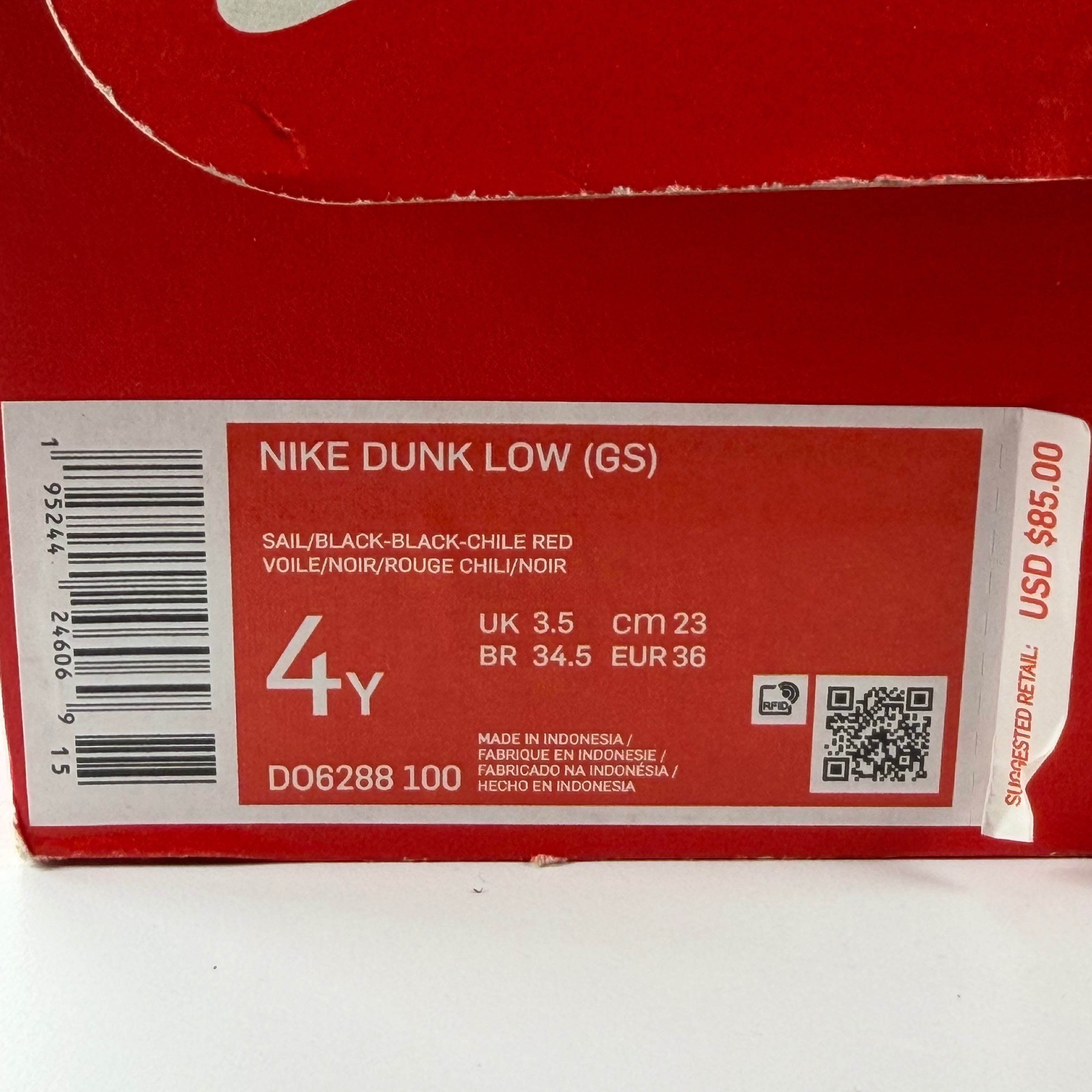 282901 Nike Dunk Low EMB NBA 75th Anniversary Chicago (GS)