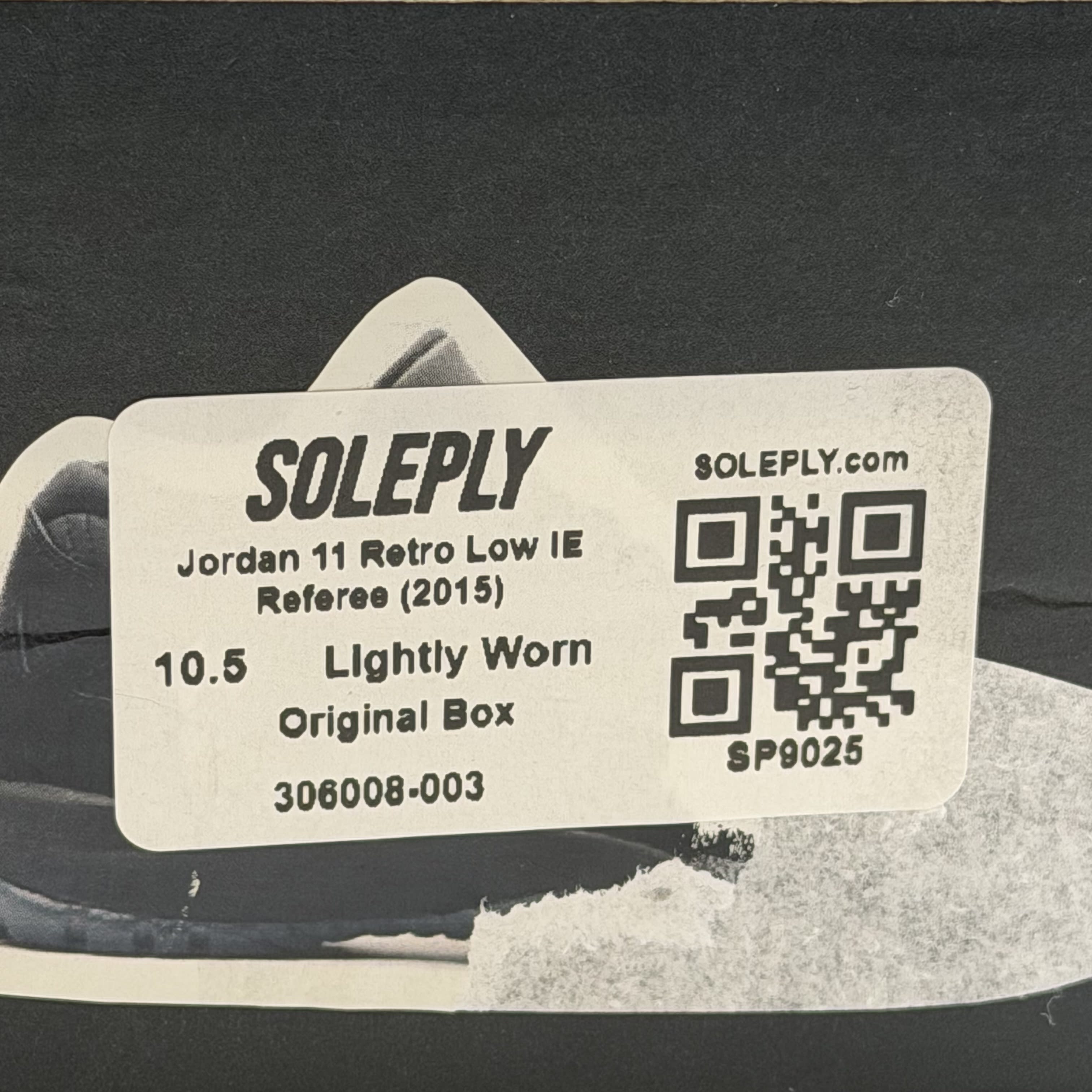 SP9025 Jordan 11 Retro Low IE Referee (2015)