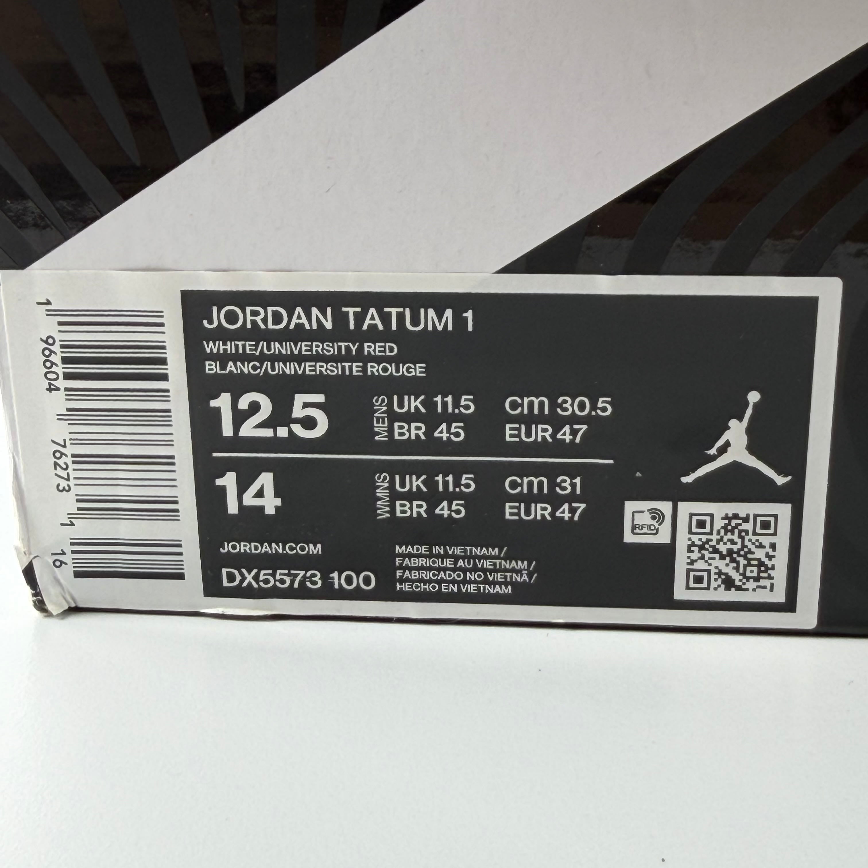 412027 Jordan Tatum 1 Archer Ave St. Louis (Translucent White Sole)