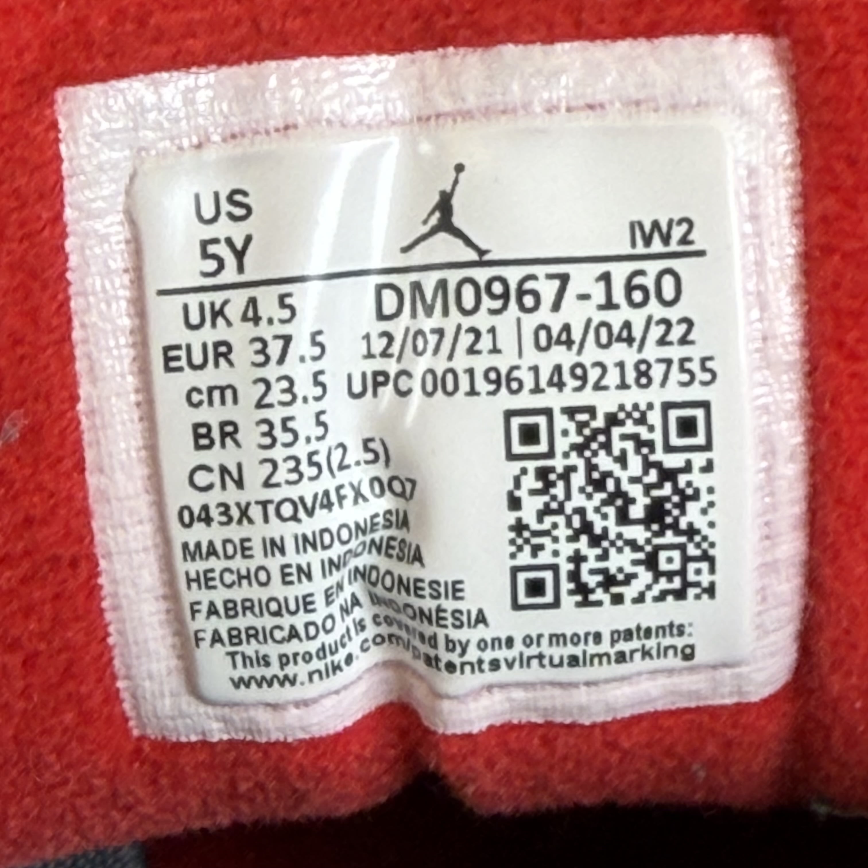 SP5655 Jordan 3 Retro Fire Red (2022) (GS)