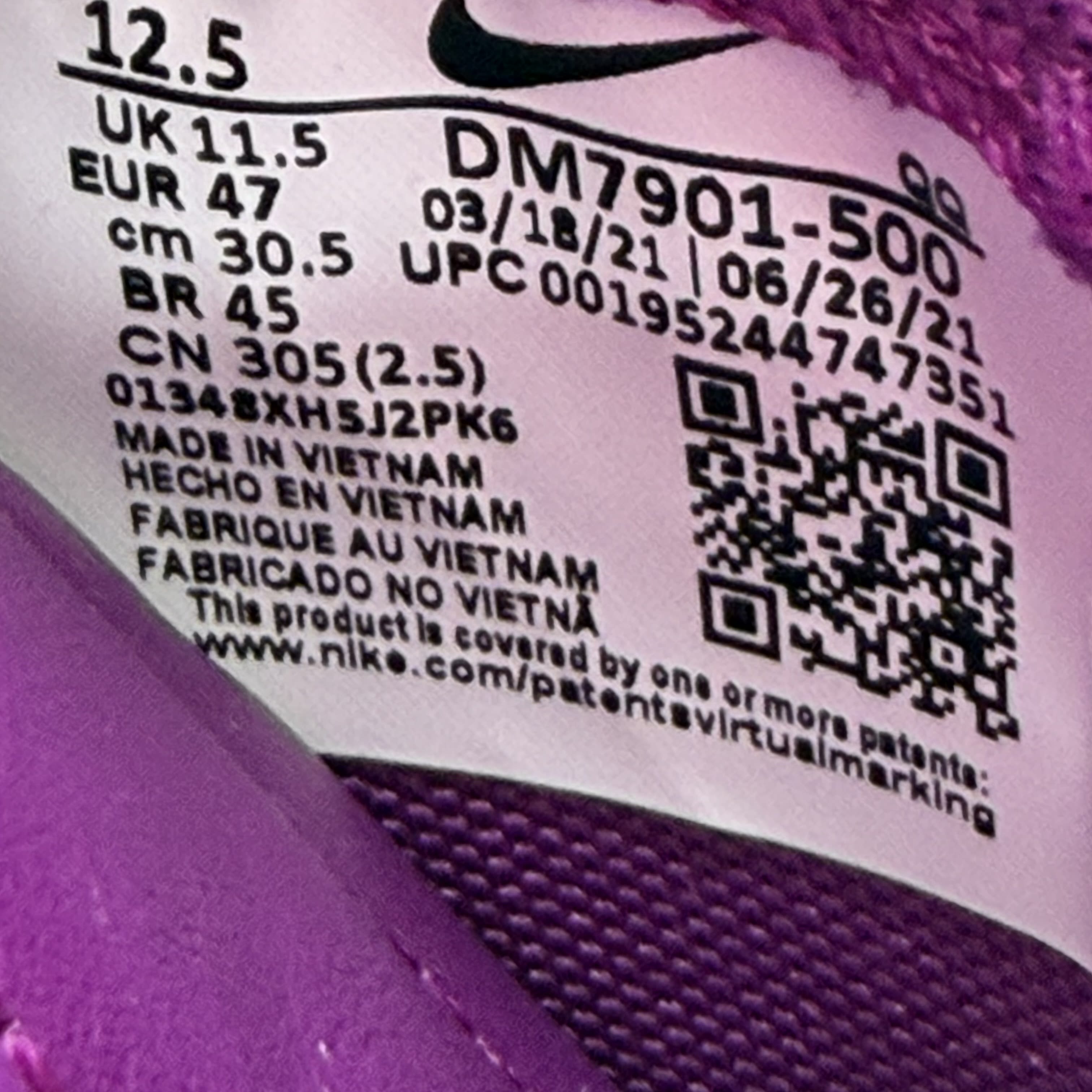 486165 Nike Blazer Low sacai KAWS Purple Dusk