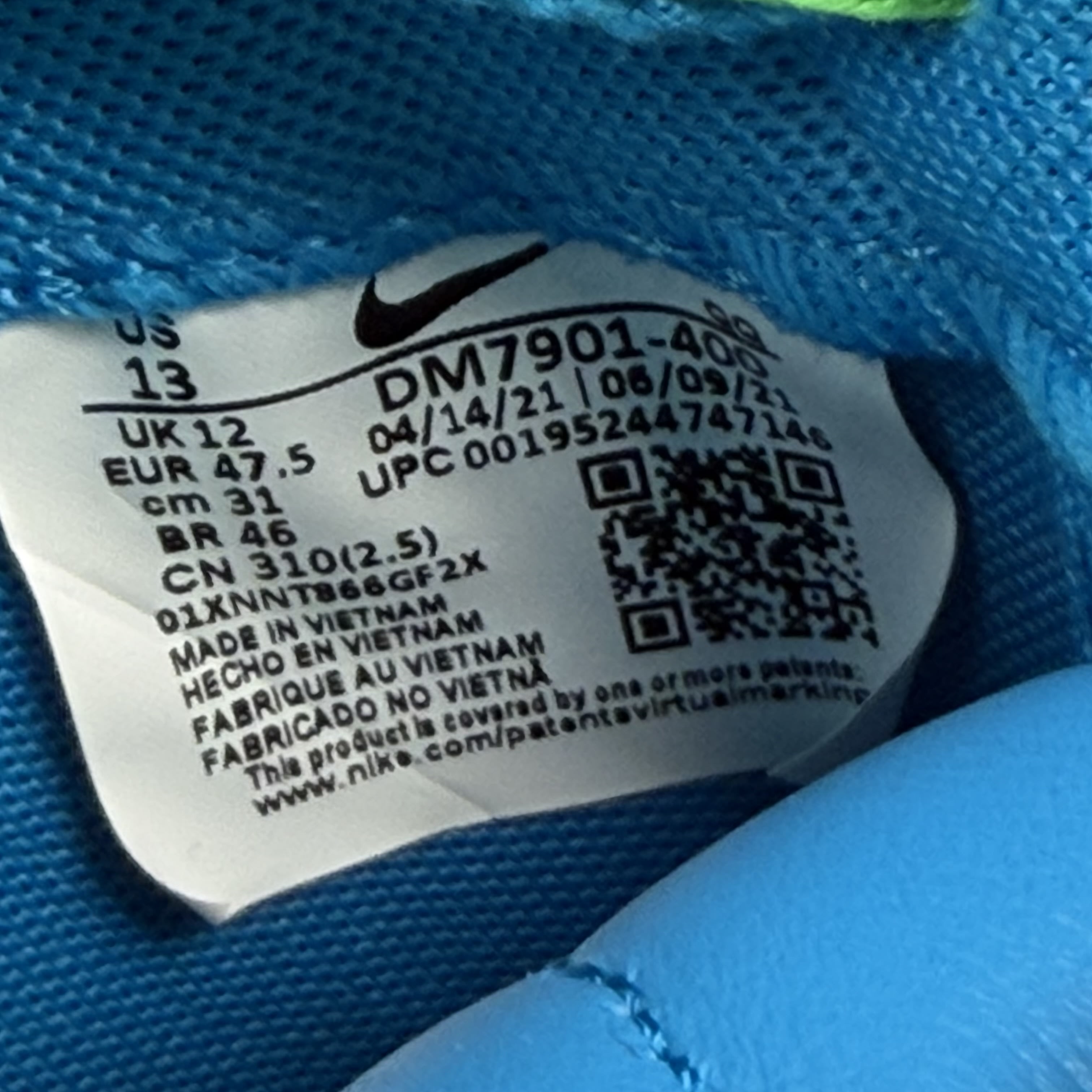 486164 Nike Blazer Low sacai KAWS Neptune Blue