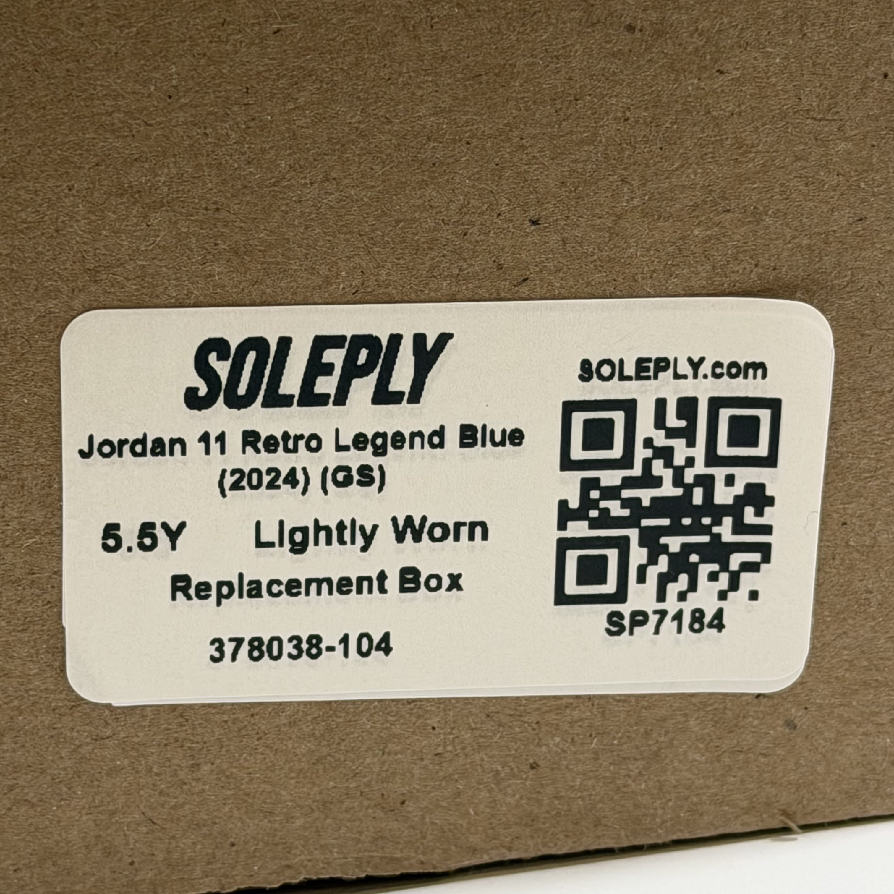 SP7184 Jordan 11 Retro Legend Blue (2024) (GS)