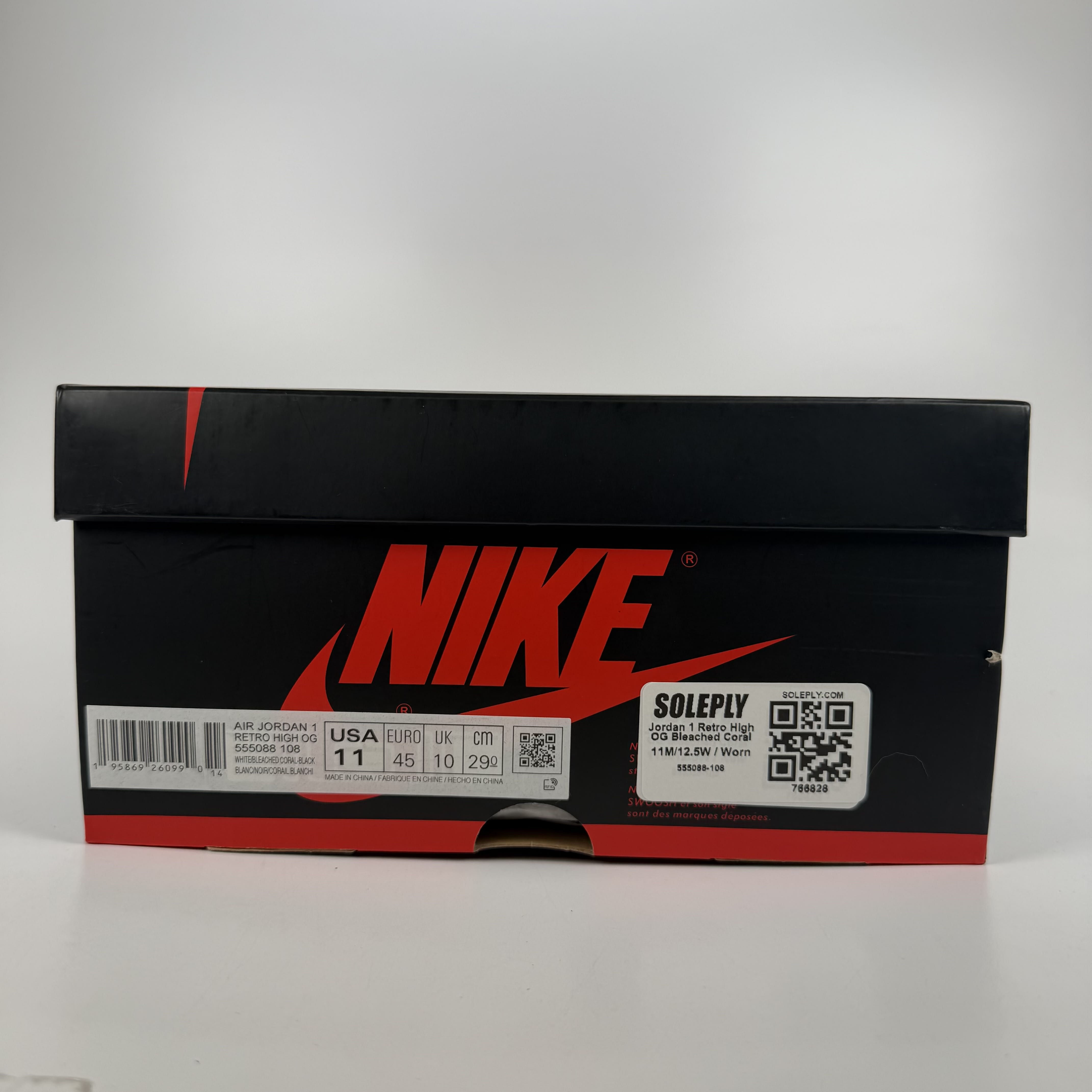 766828 Jordan 1 Retro High OG Bleached Coral