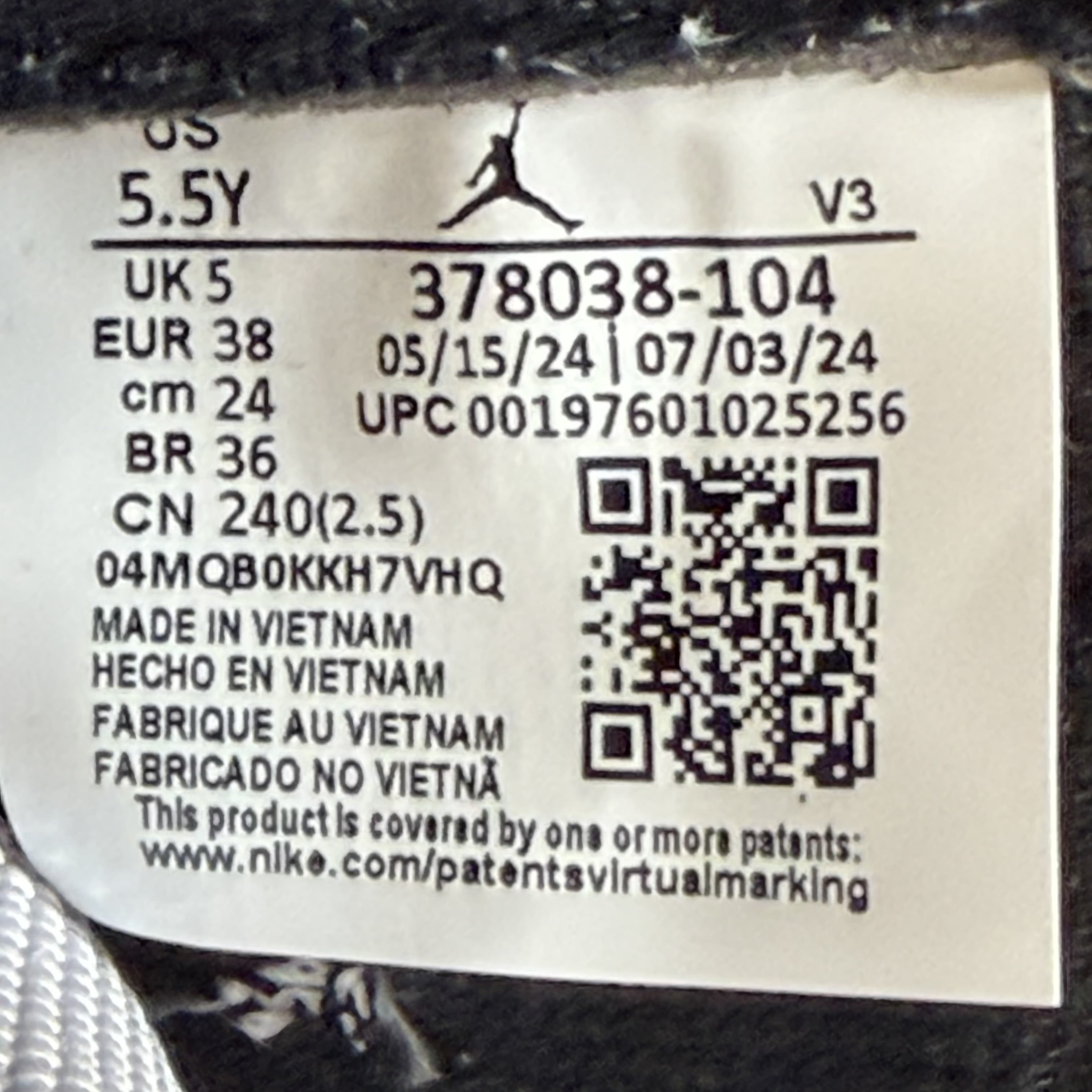 SP7184 Jordan 11 Retro Legend Blue (2024) (GS)