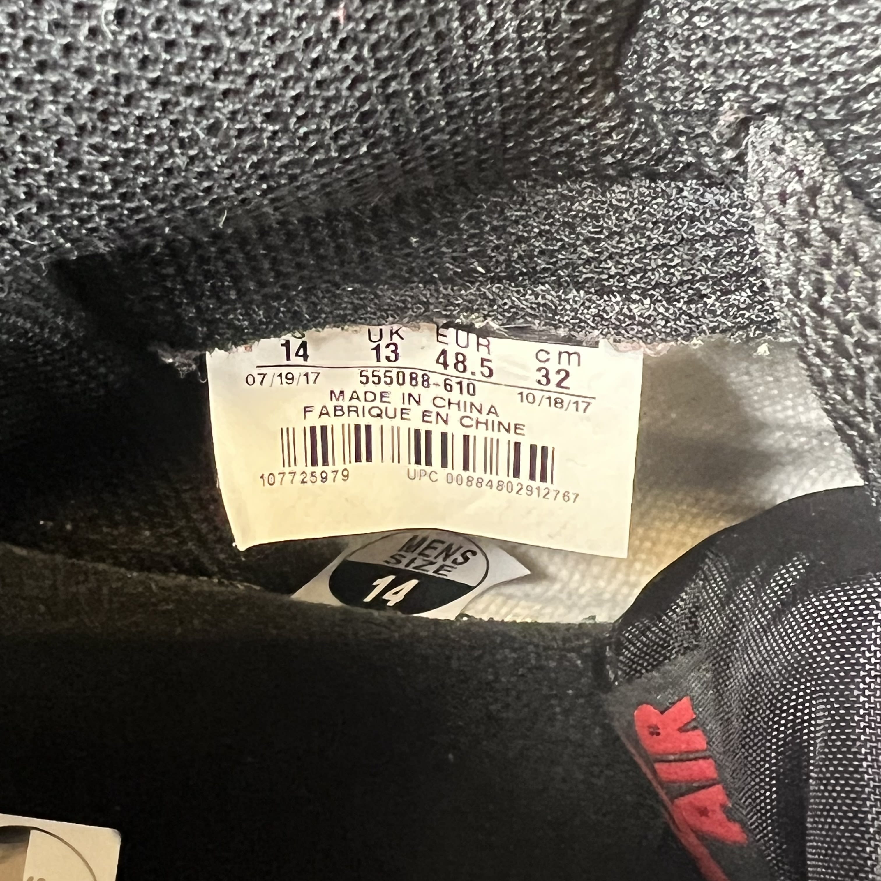 SP10509 Jordan 1 Retro High Bred Toe