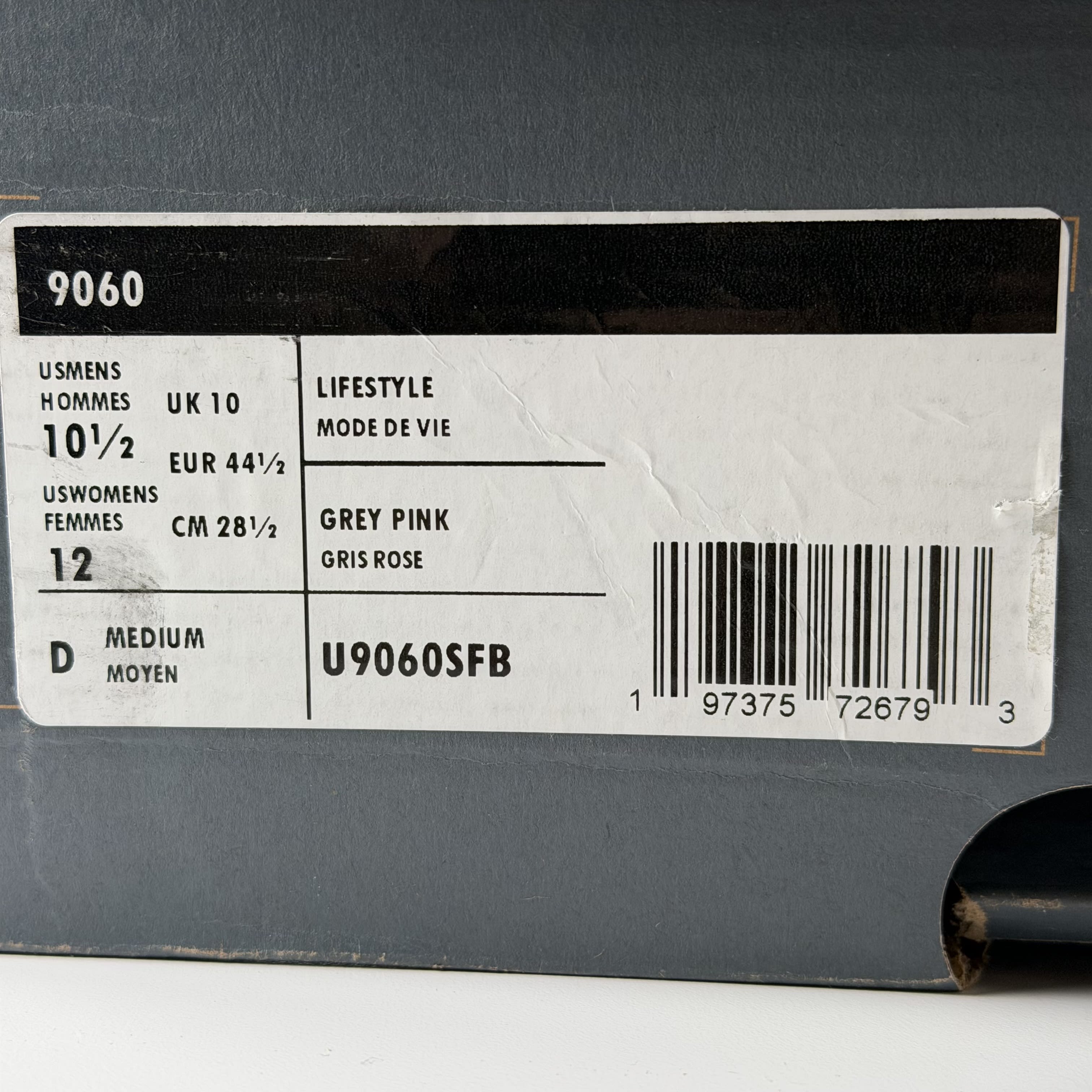 392785 New Balance 9060 Granite Pink