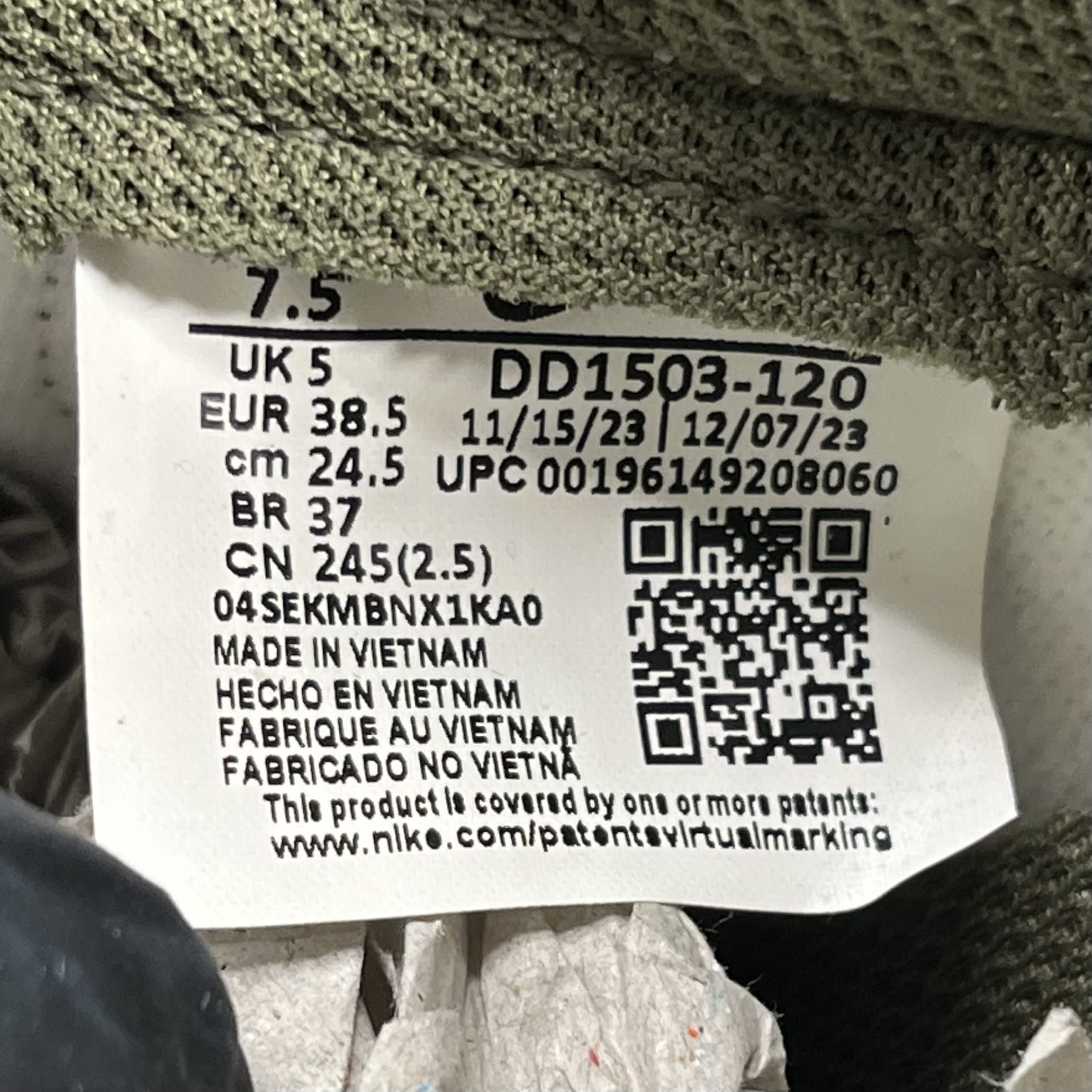 281839 Nike Dunk Low Medium Olive (Women's)