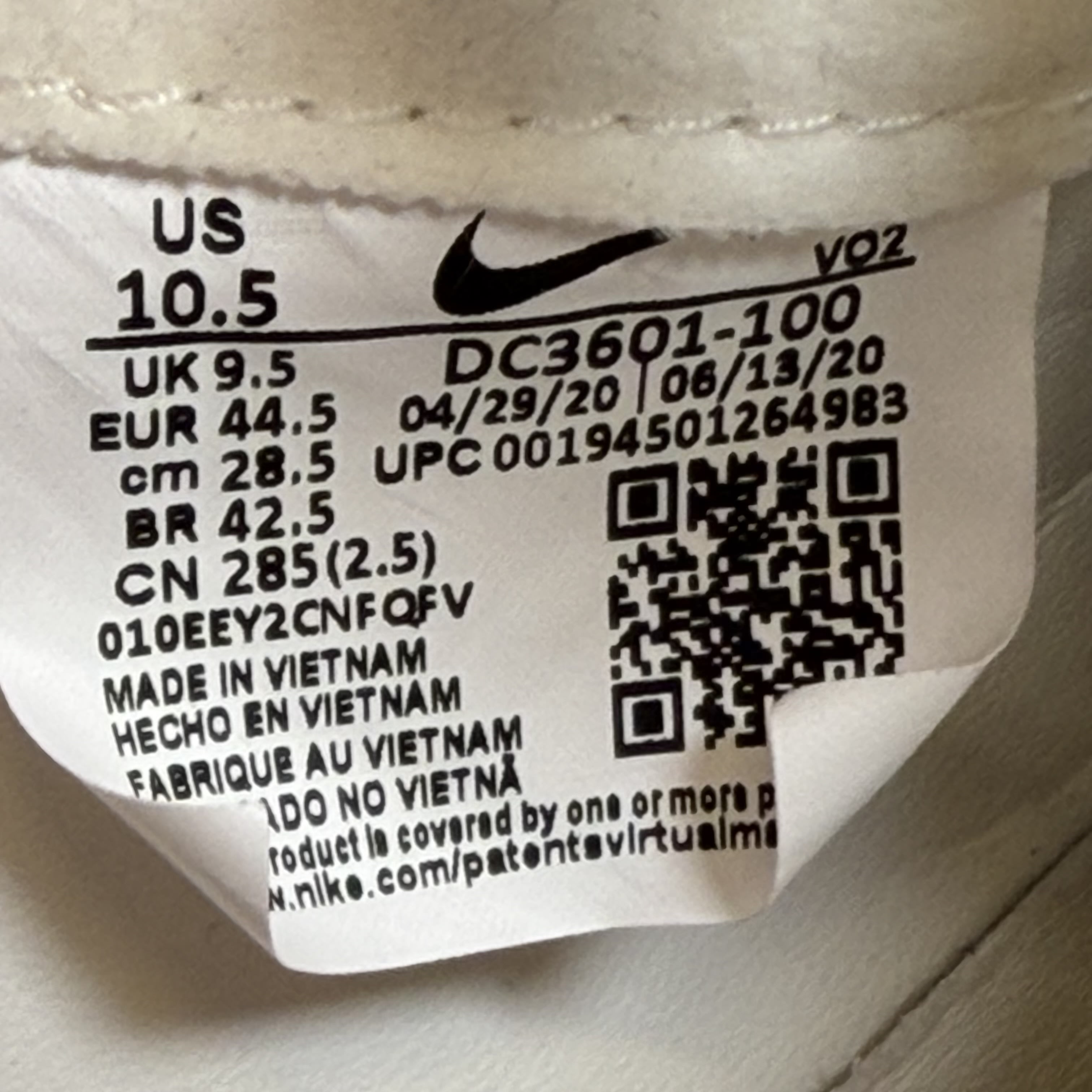 SP7673 Nike Air Force 1 Mid Comme des Garcons White