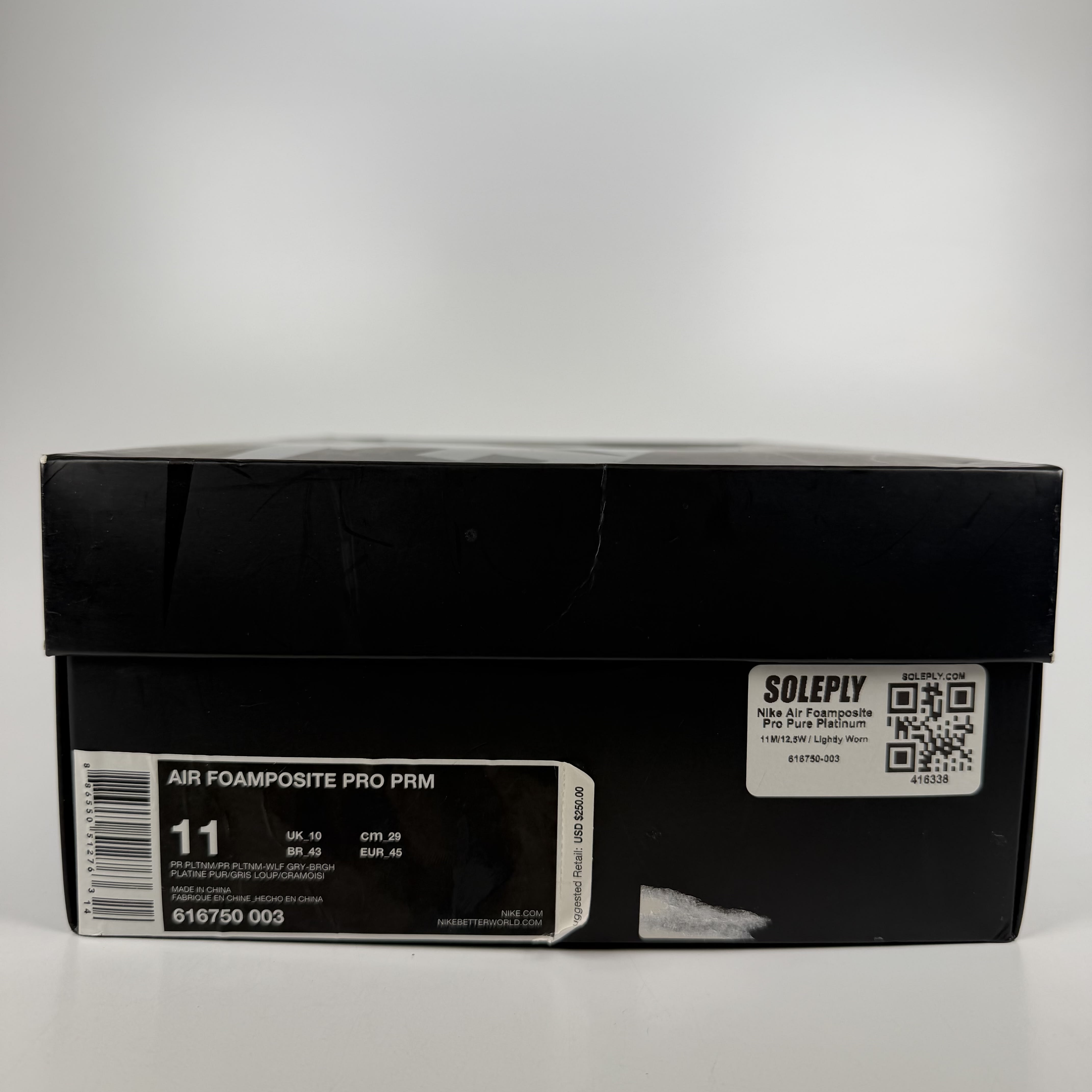 416338 Nike Air Foamposite Pro Pure Platinum