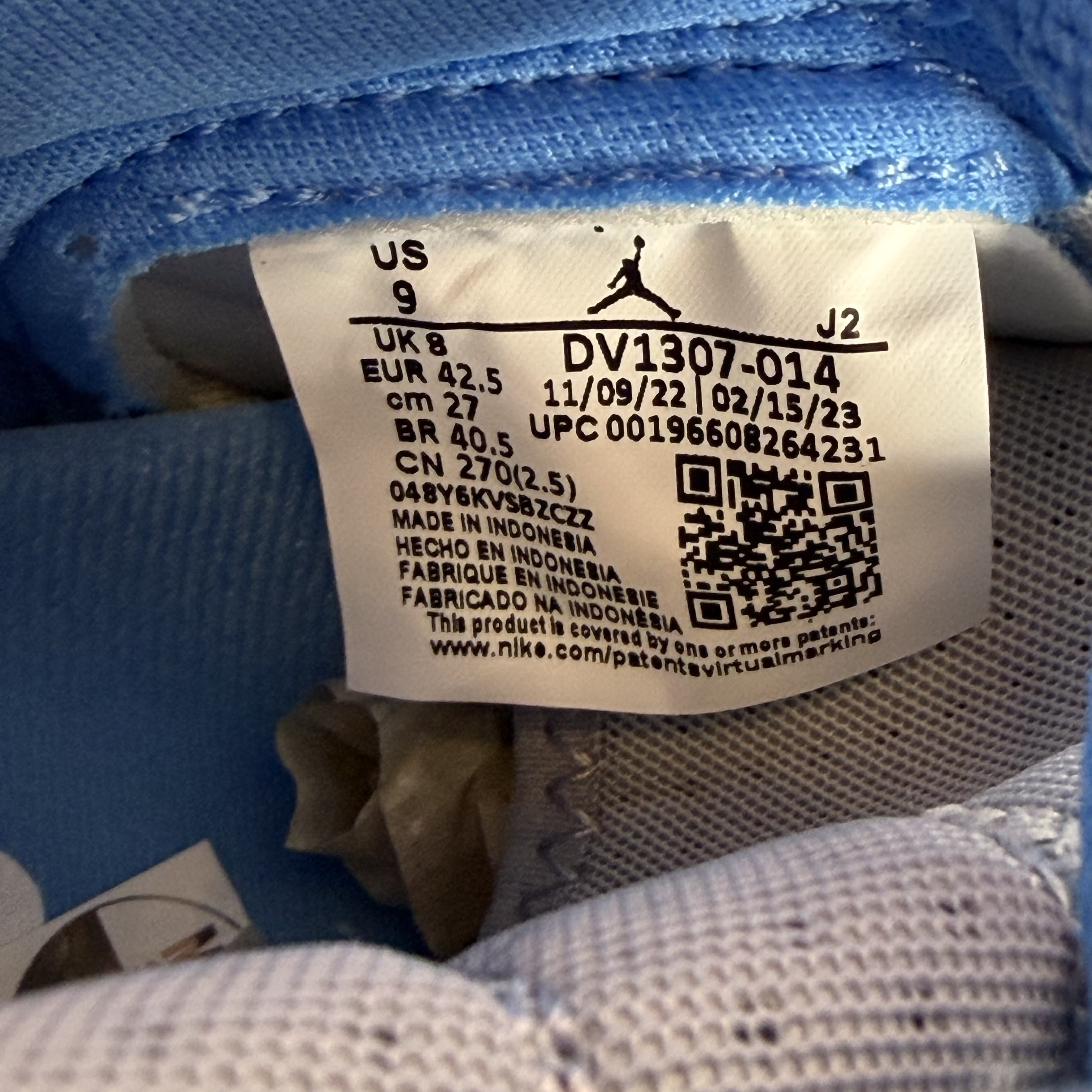 SP7470 Jordan 1 High Zoom Air CMFT 2 Cement University Blue