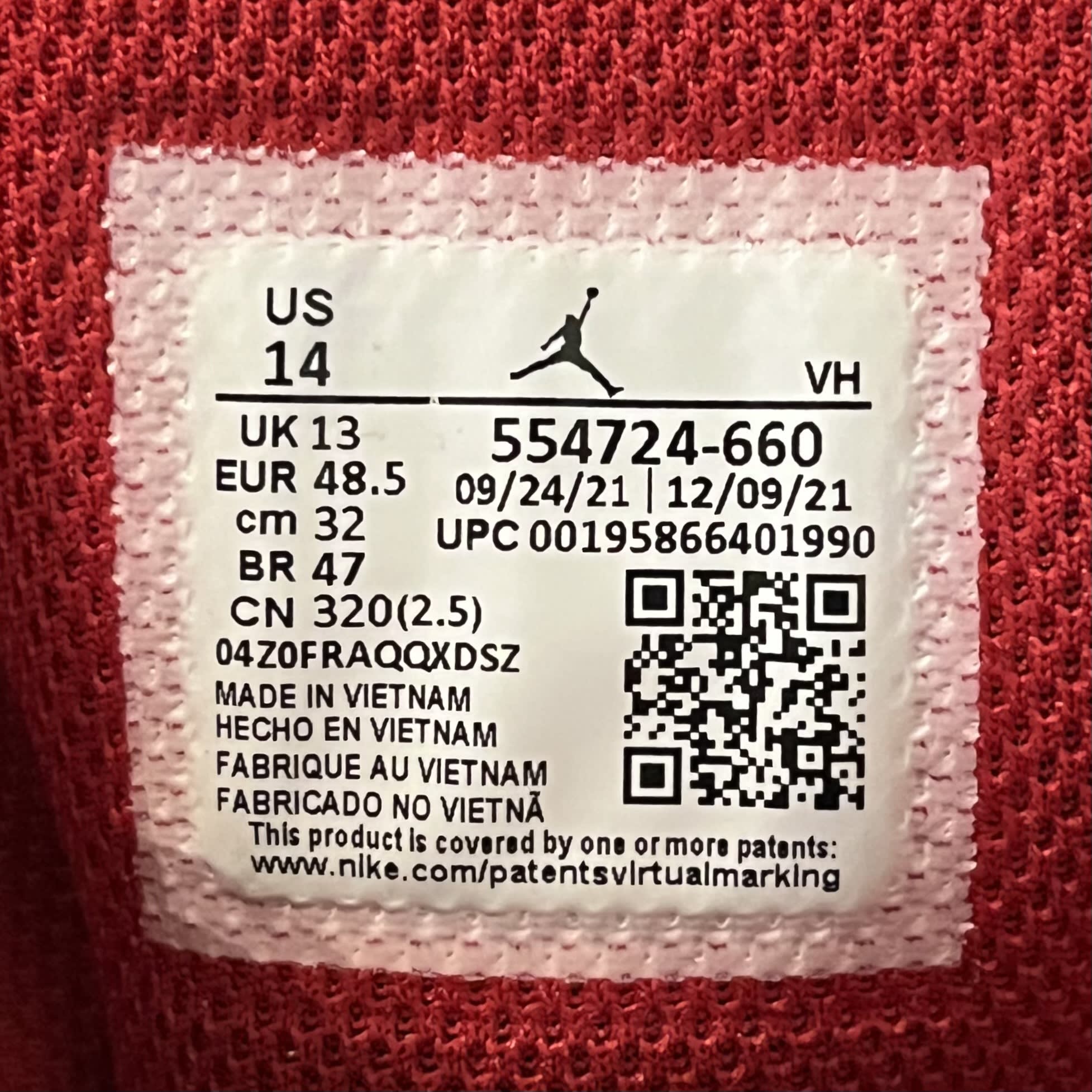 691538 Jordan 1 Mid Reverse Bred (2021)