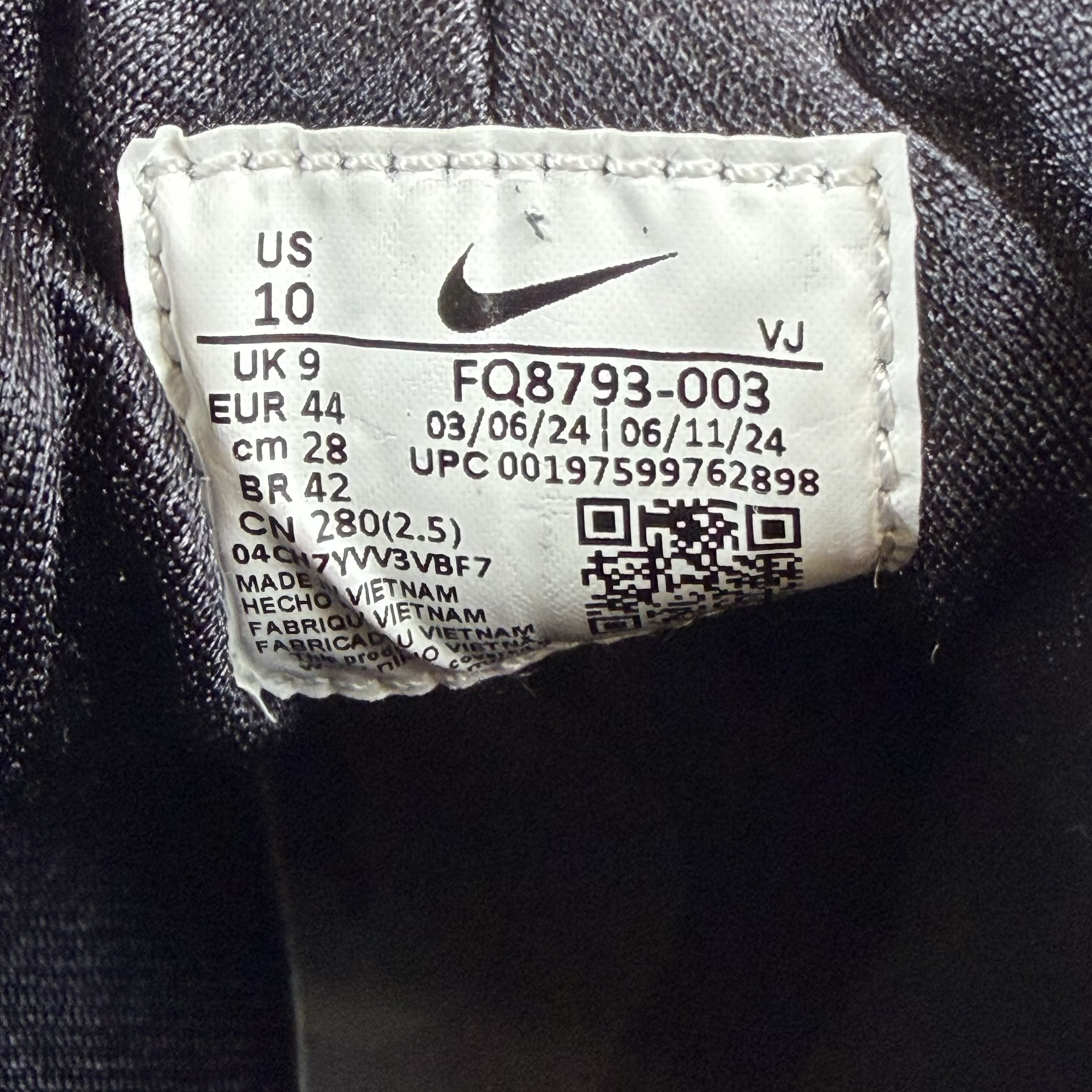 SP13979 Nike Air Trainer Huarache Corteiz Black