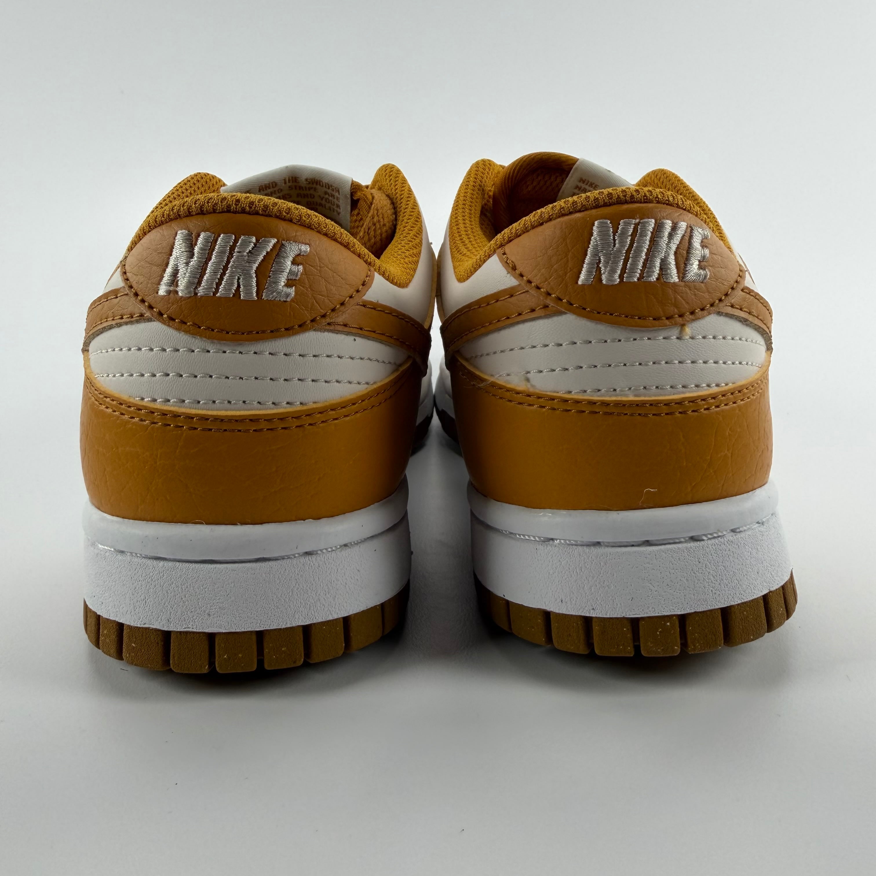 281940 Nike Dunk Low Next Nature Phantom Gold Suede (Women's)