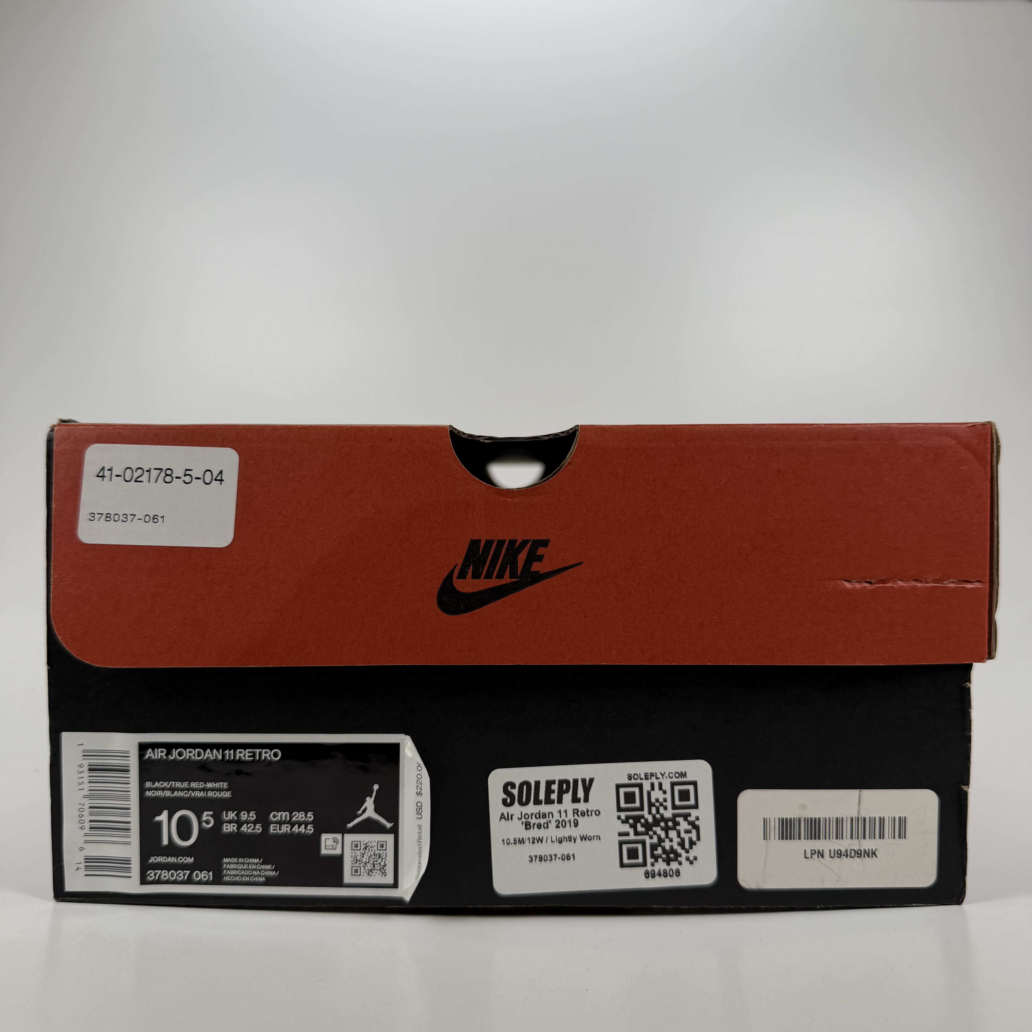 694806 Jordan 11 Retro Playoffs Bred (2019)