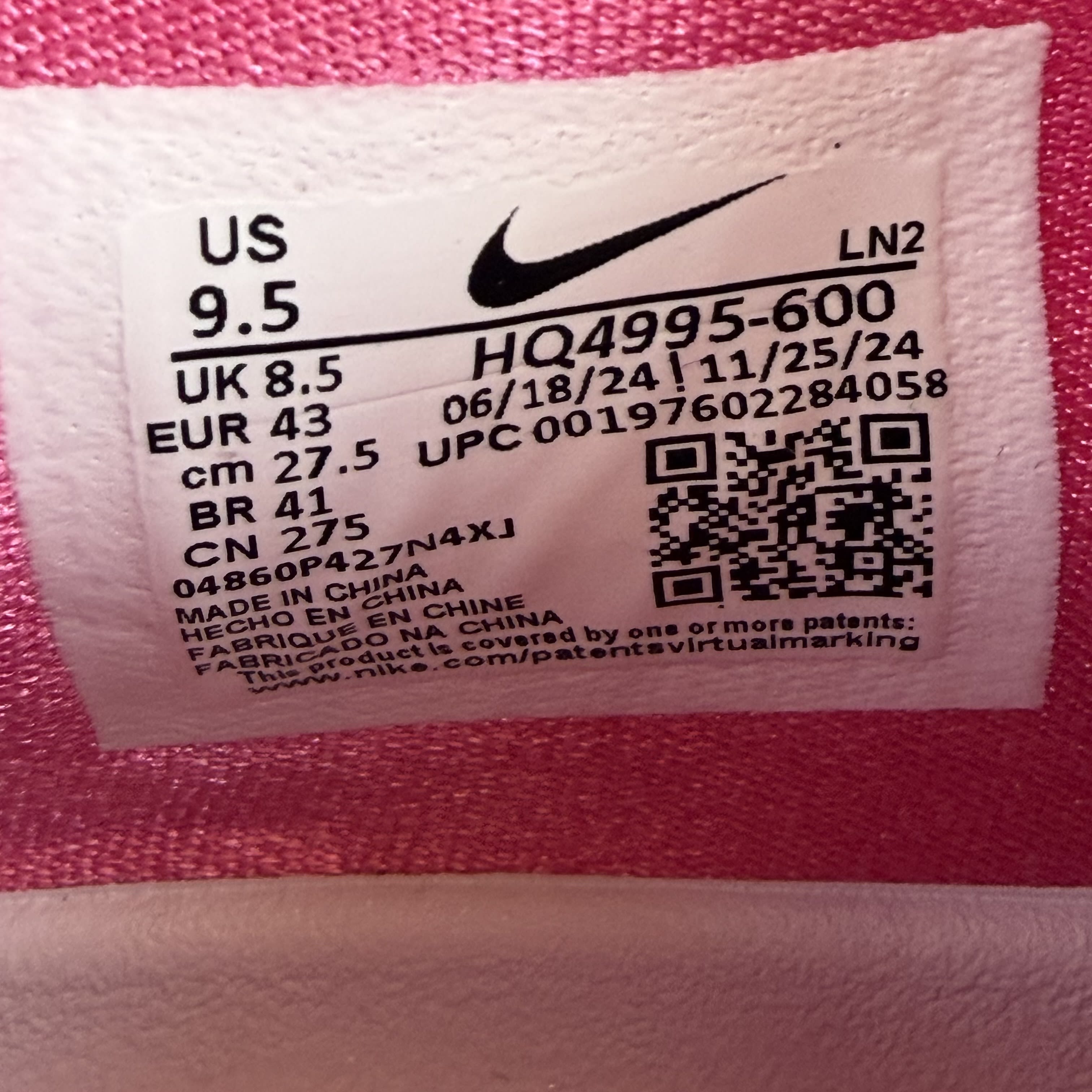 SP13920 Nike Kobe 9 EM Low Protro Kay Yow Think Pink