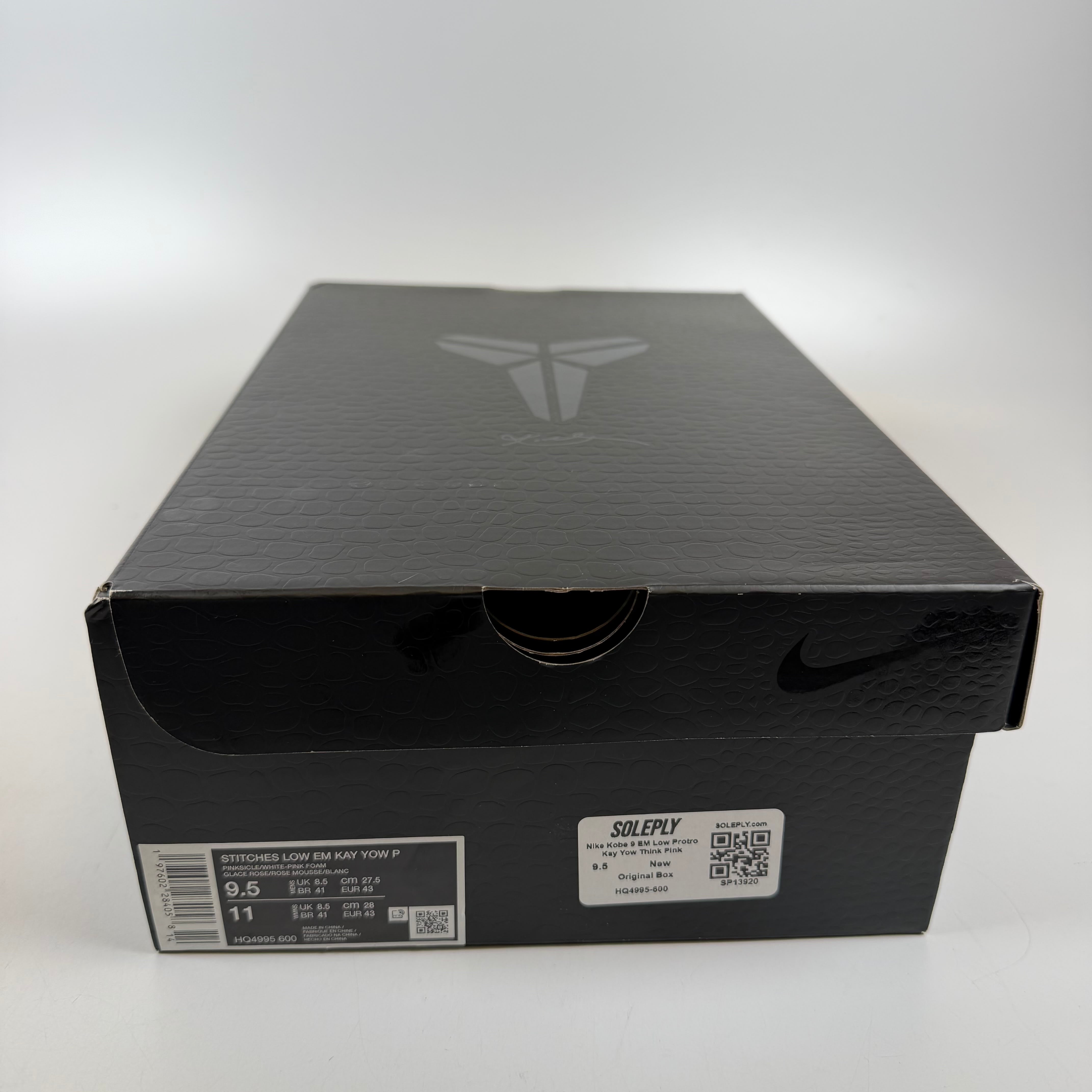 SP13920 Nike Kobe 9 EM Low Protro Kay Yow Think Pink