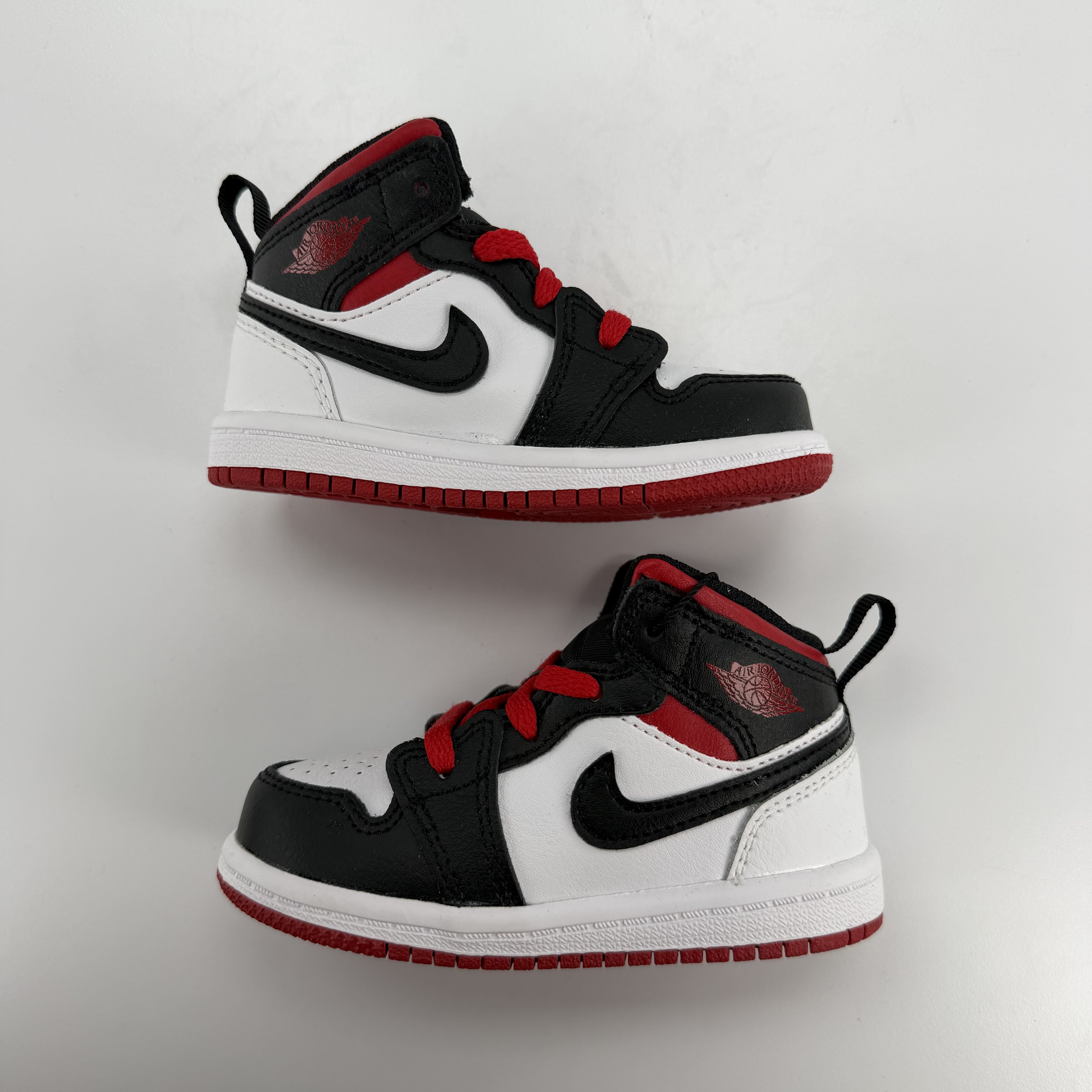 340857 Jordan 1 Mid White Gym Red (TD)