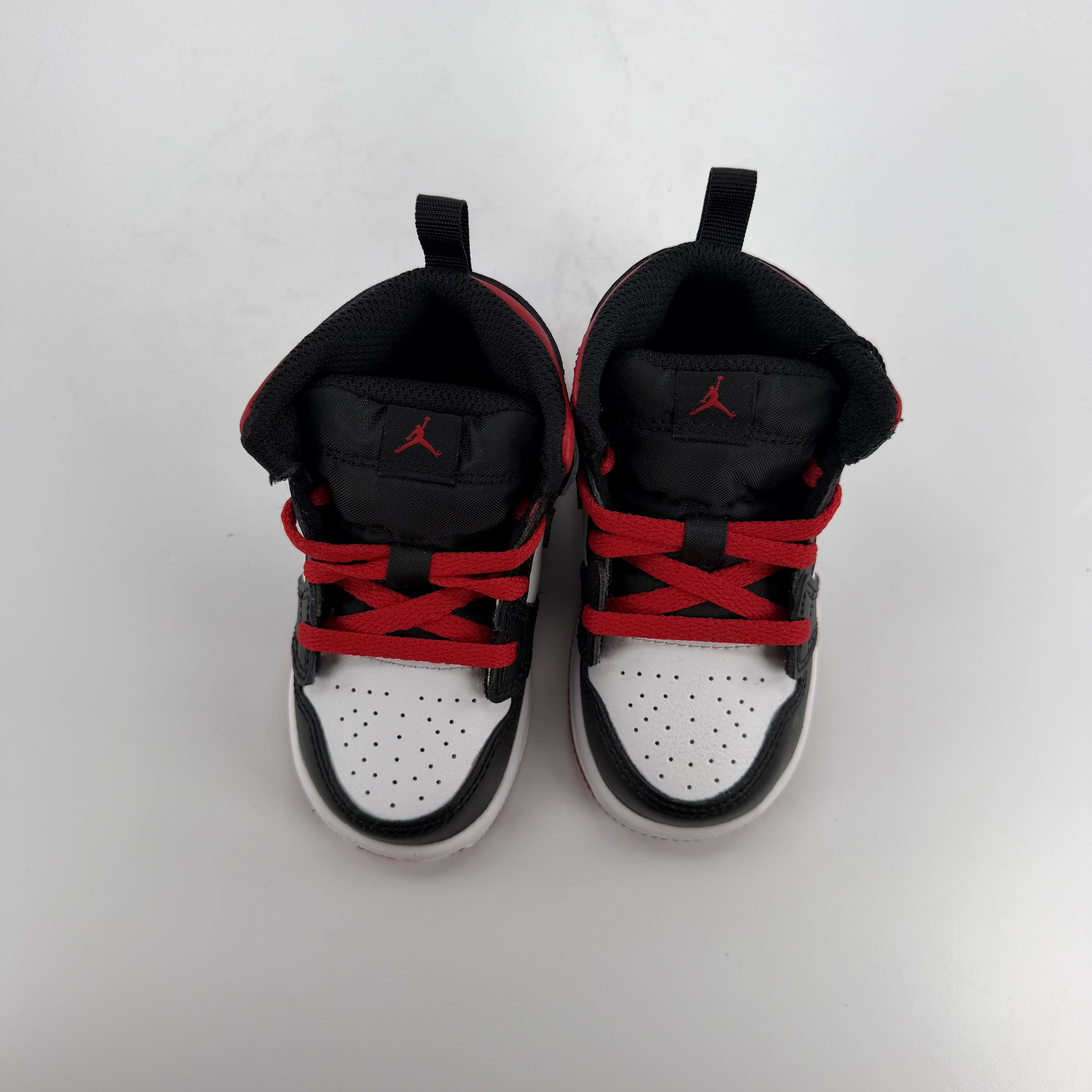 340857 Jordan 1 Mid White Gym Red (TD)