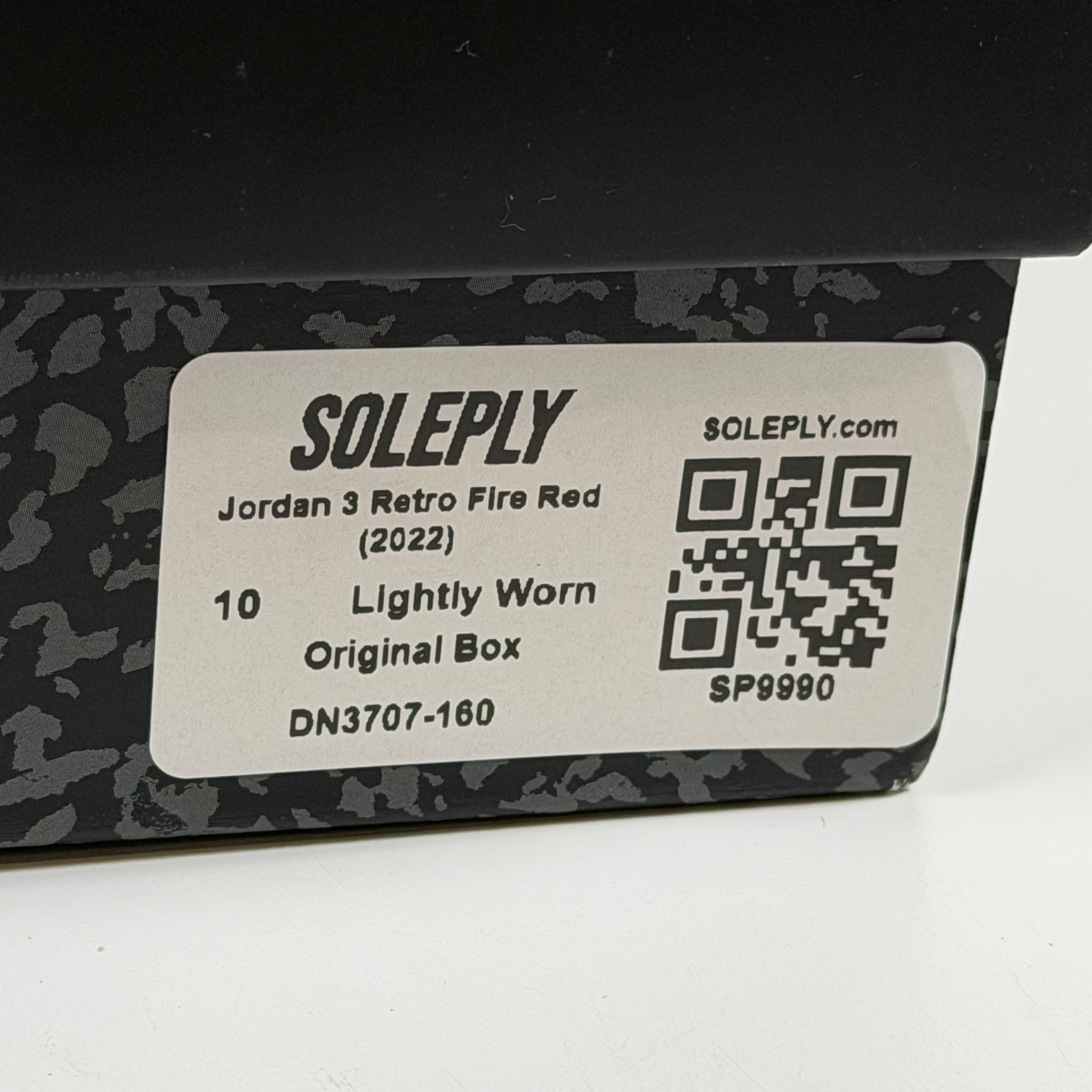 SP9990 Jordan 3 Retro Fire Red (2022)