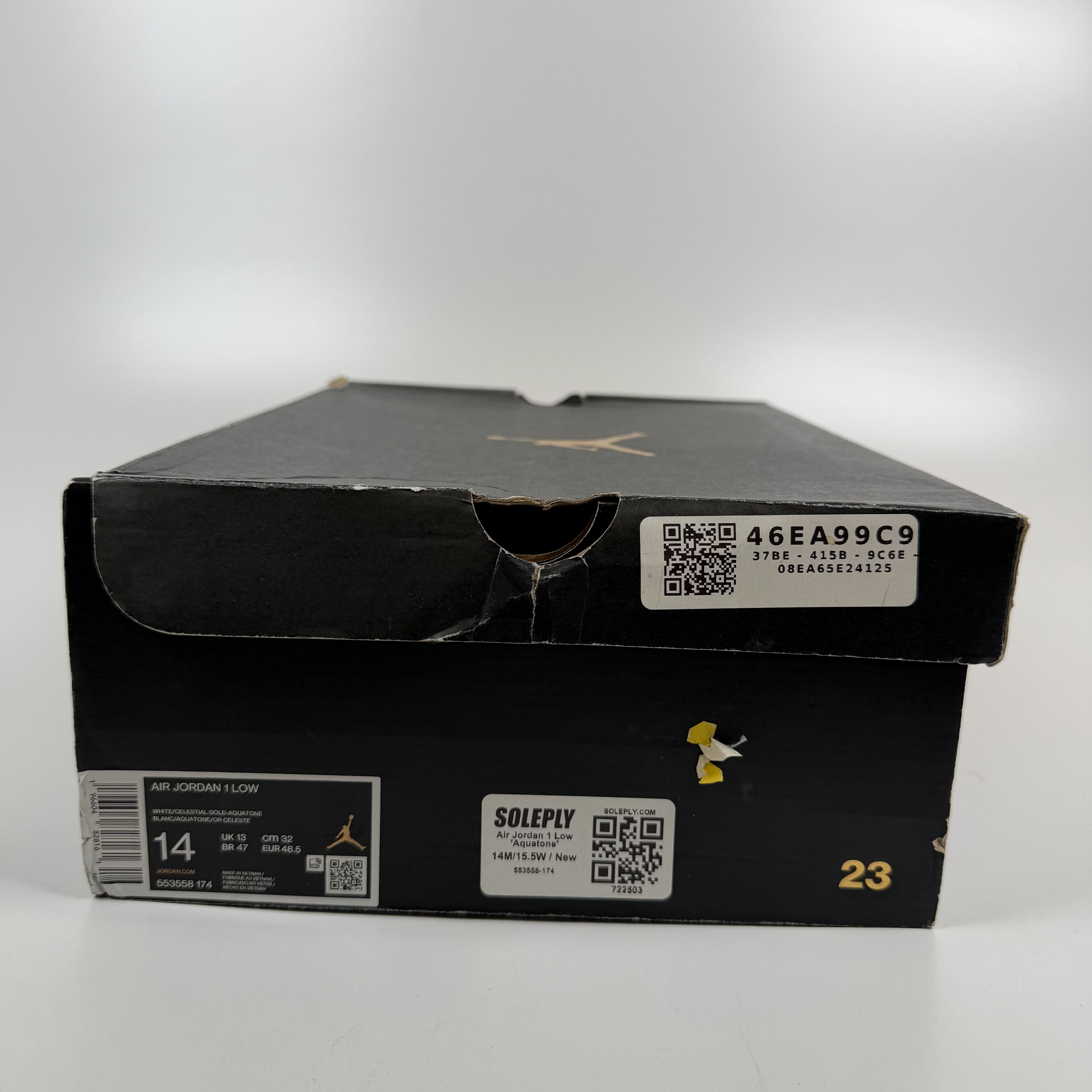 722503 Air Jordan 1 Low 'Aquatone'
