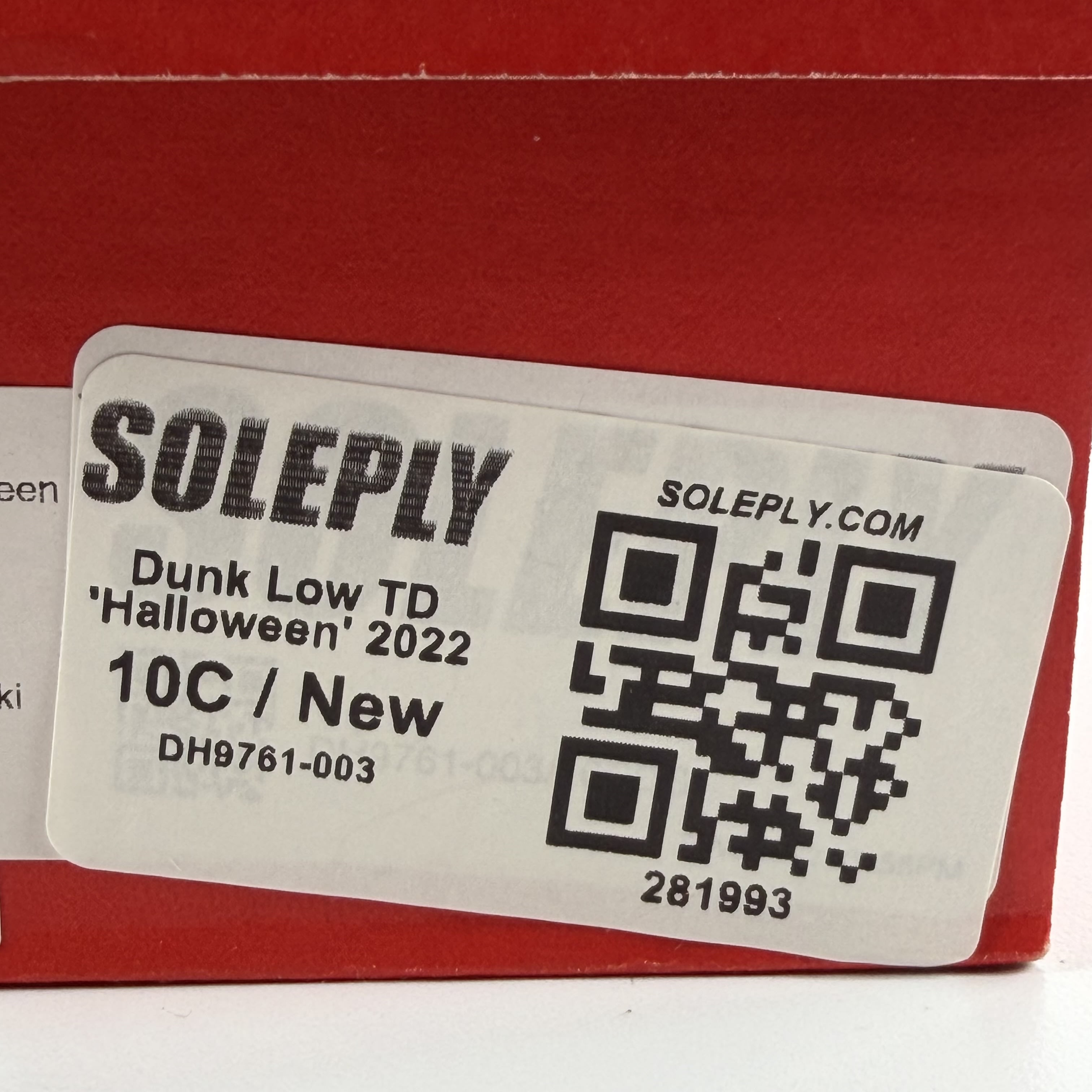 281993 Dunk Low TD 'Halloween' 2022