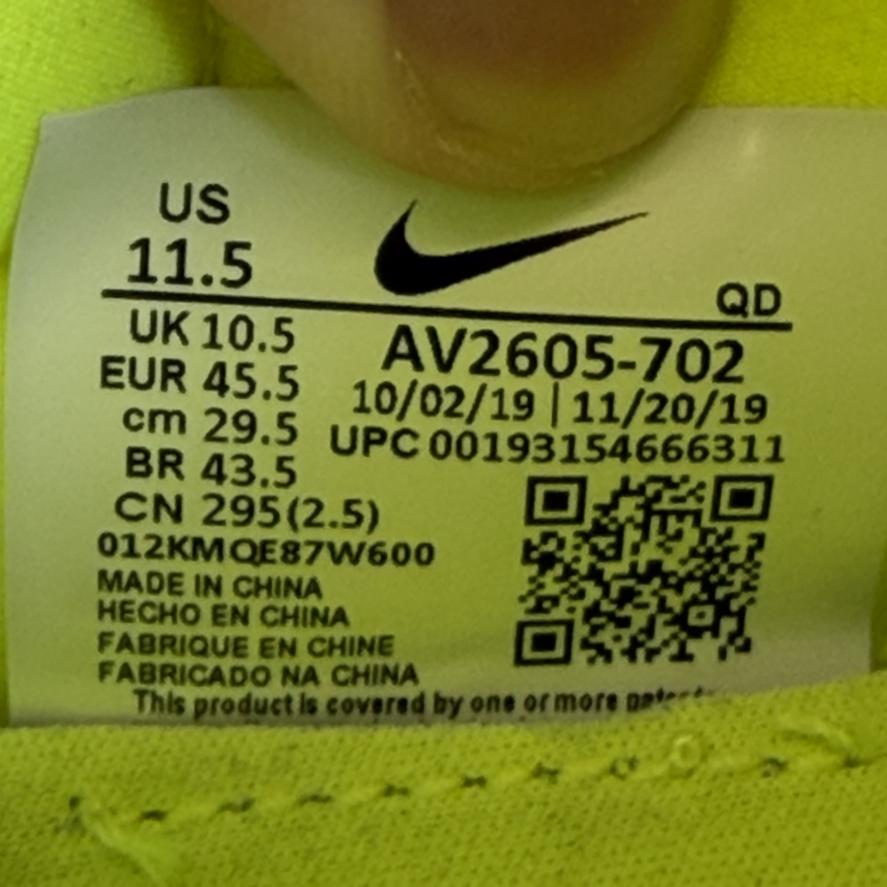 SP6902 Nike React Presto Volt