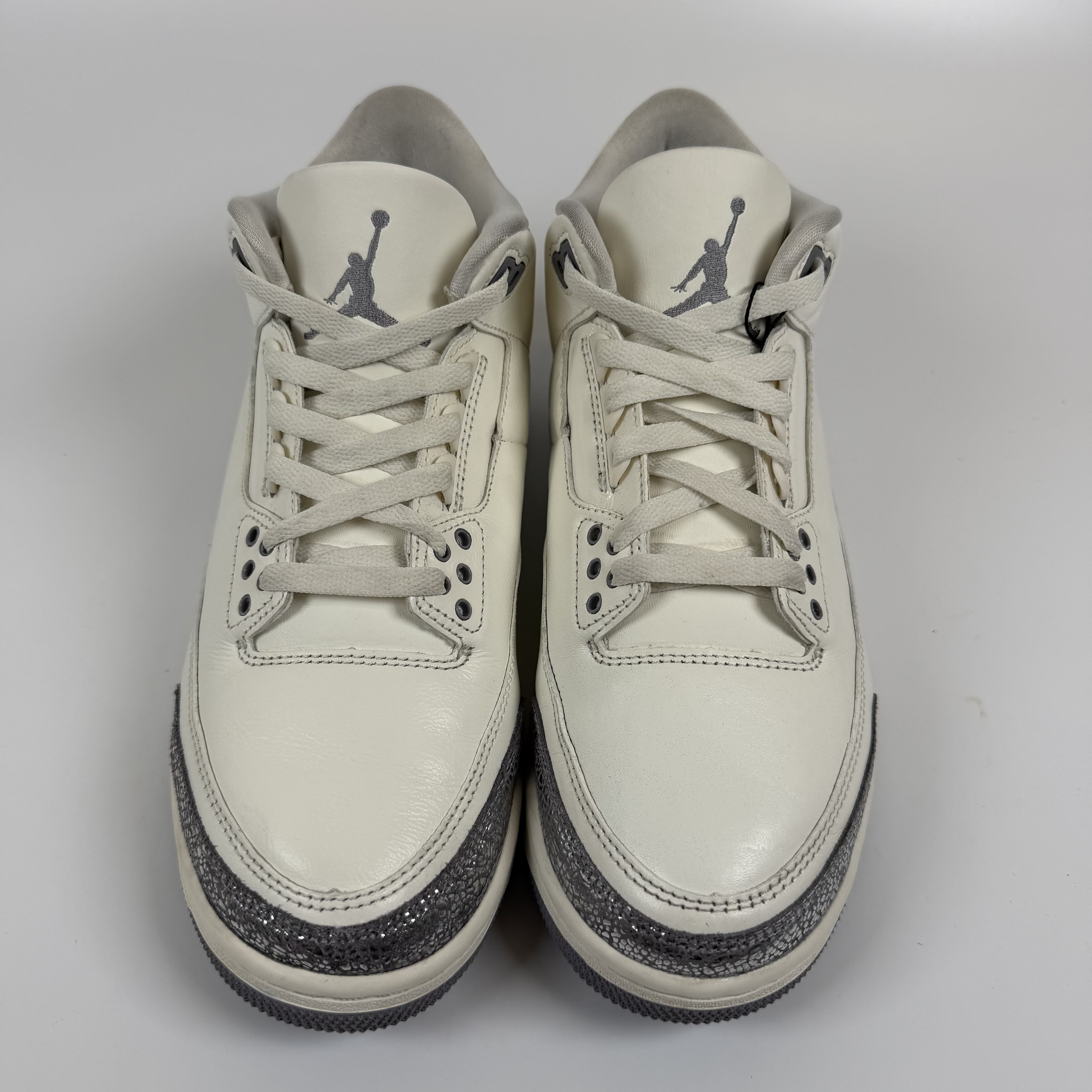 820511 Jordan 3 Retro Sail Cement Grey (Women's)