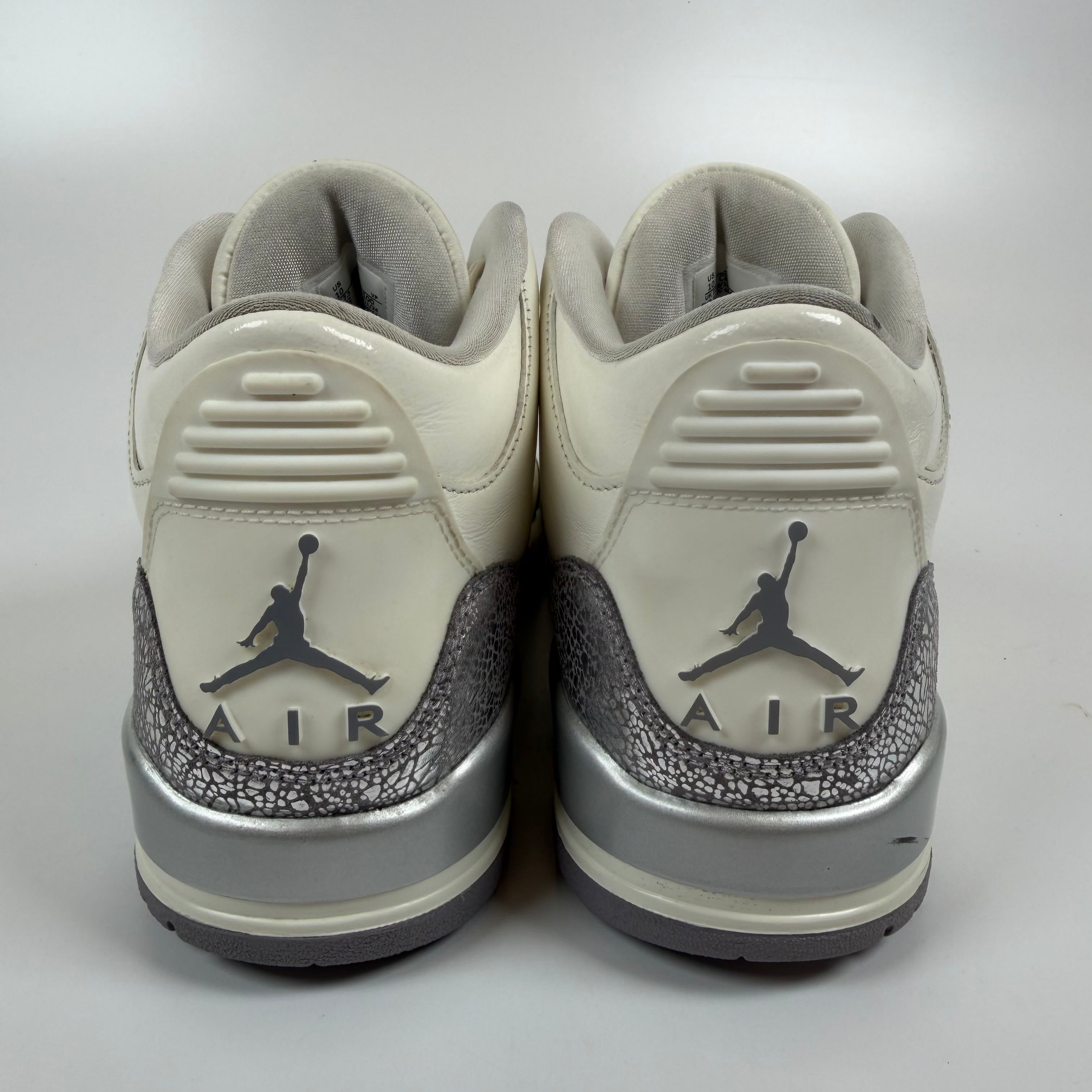 820511 Jordan 3 Retro Sail Cement Grey (Women's)
