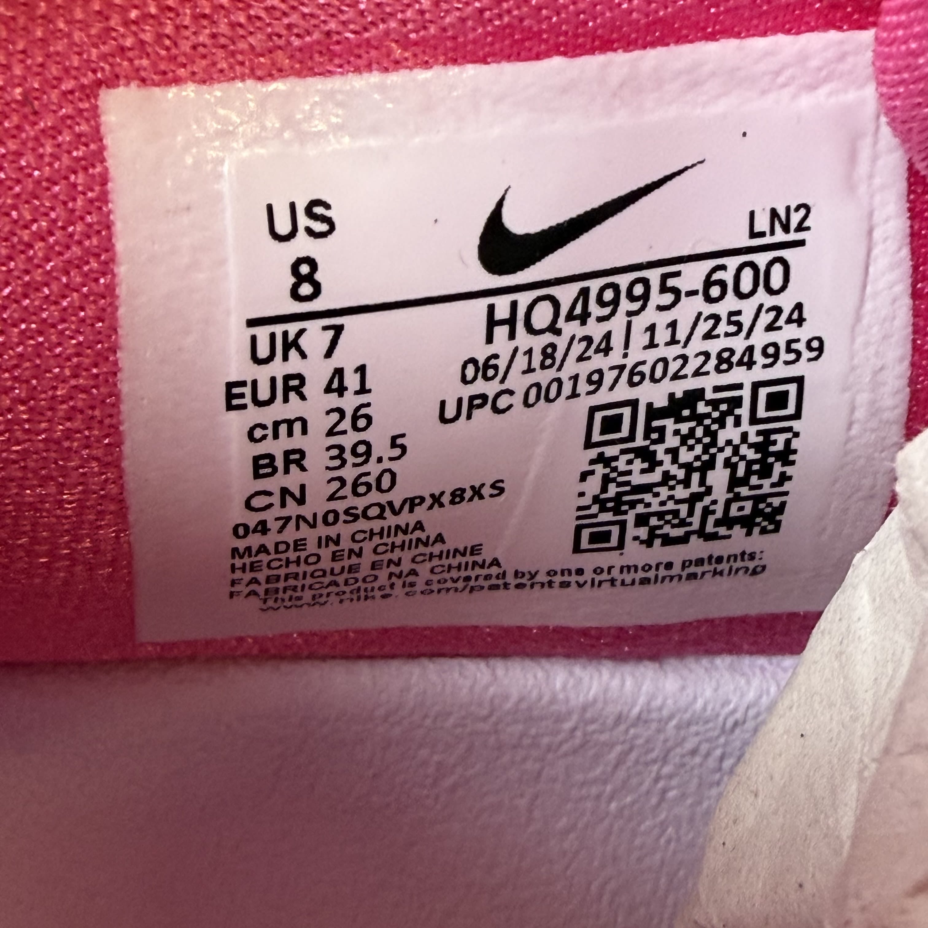 SP13918 Nike Kobe 9 EM Low Protro Kay Yow Think Pink