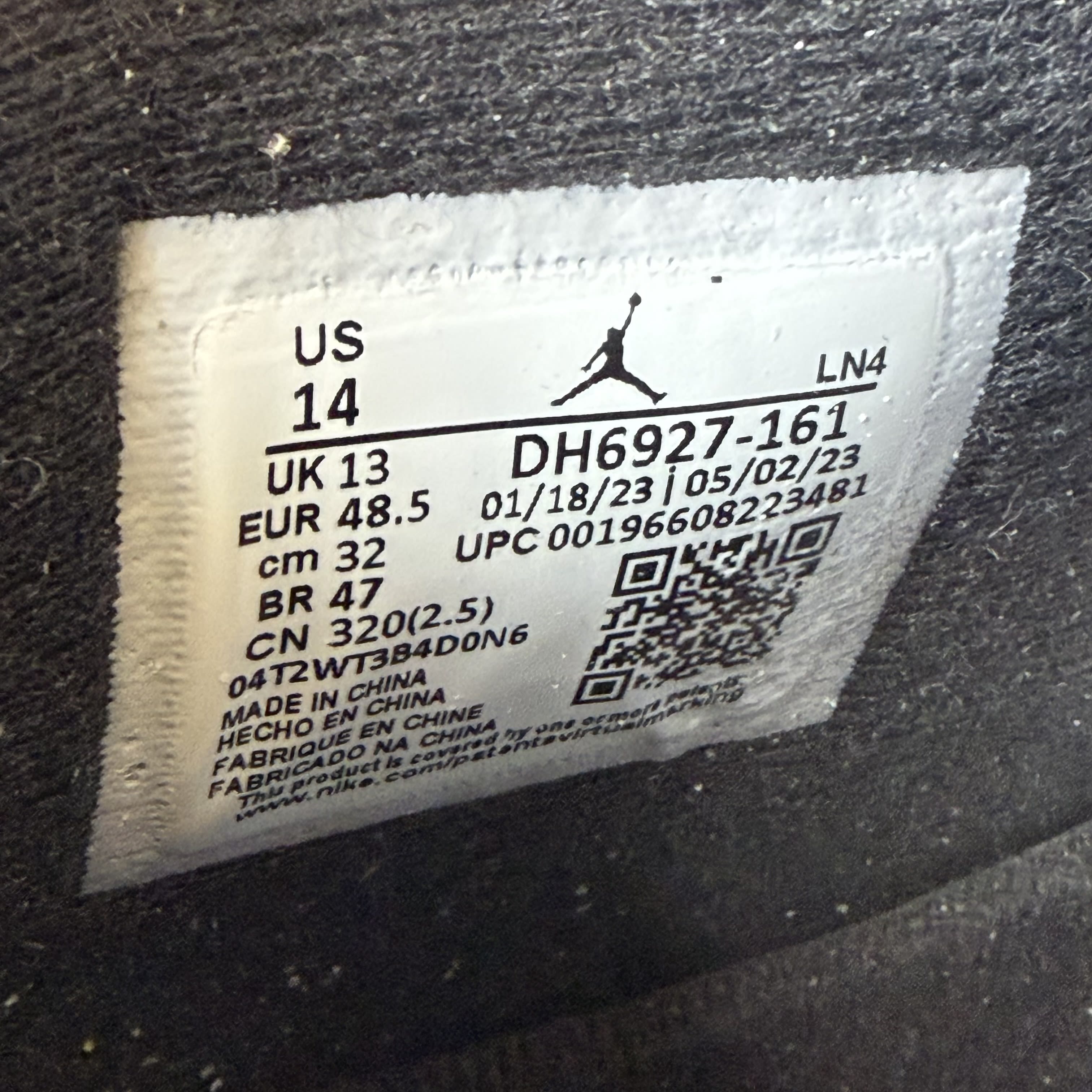 SP2023 Air Jordan 4 "Red Cement"