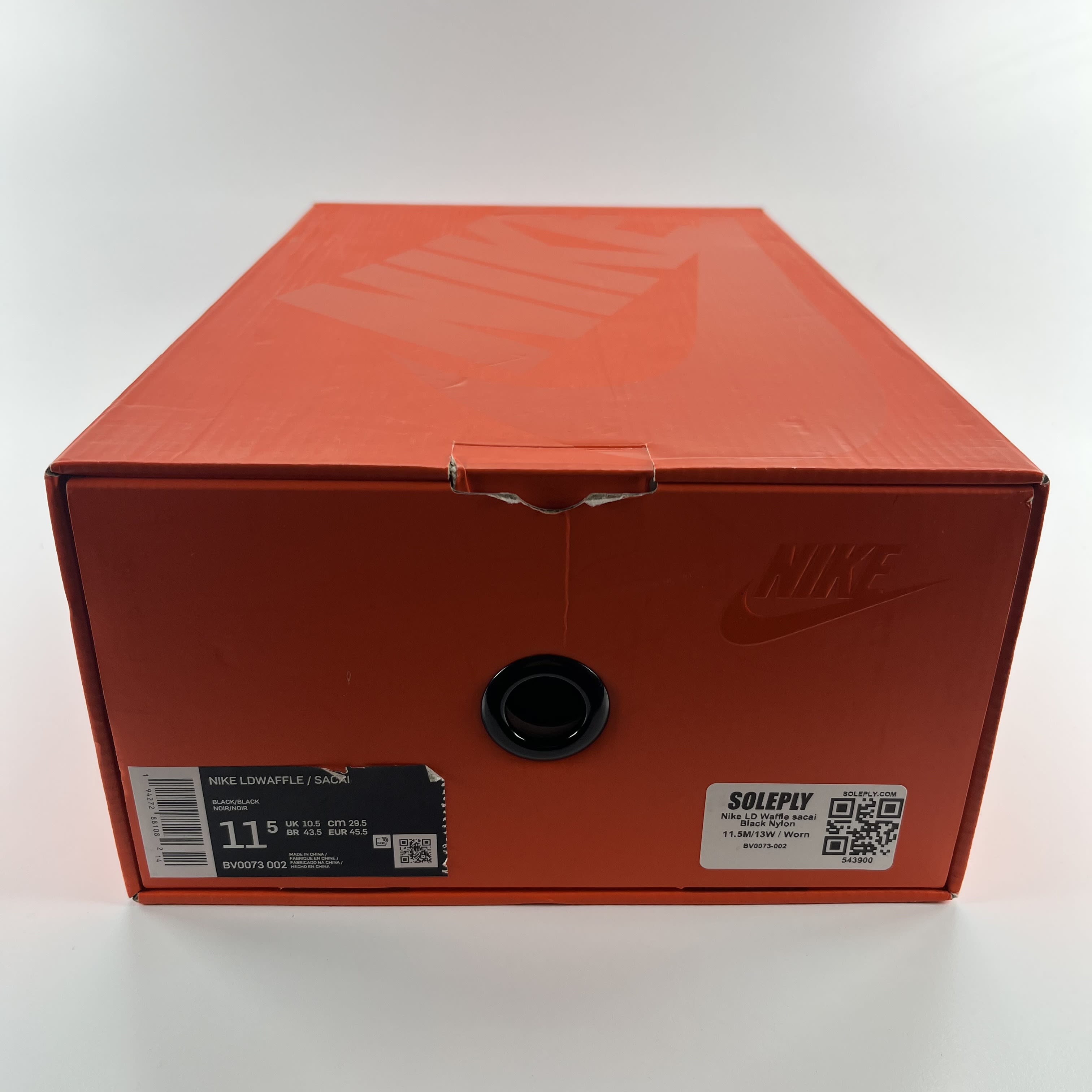 543900 Nike LD Waffle sacai Black Nylon