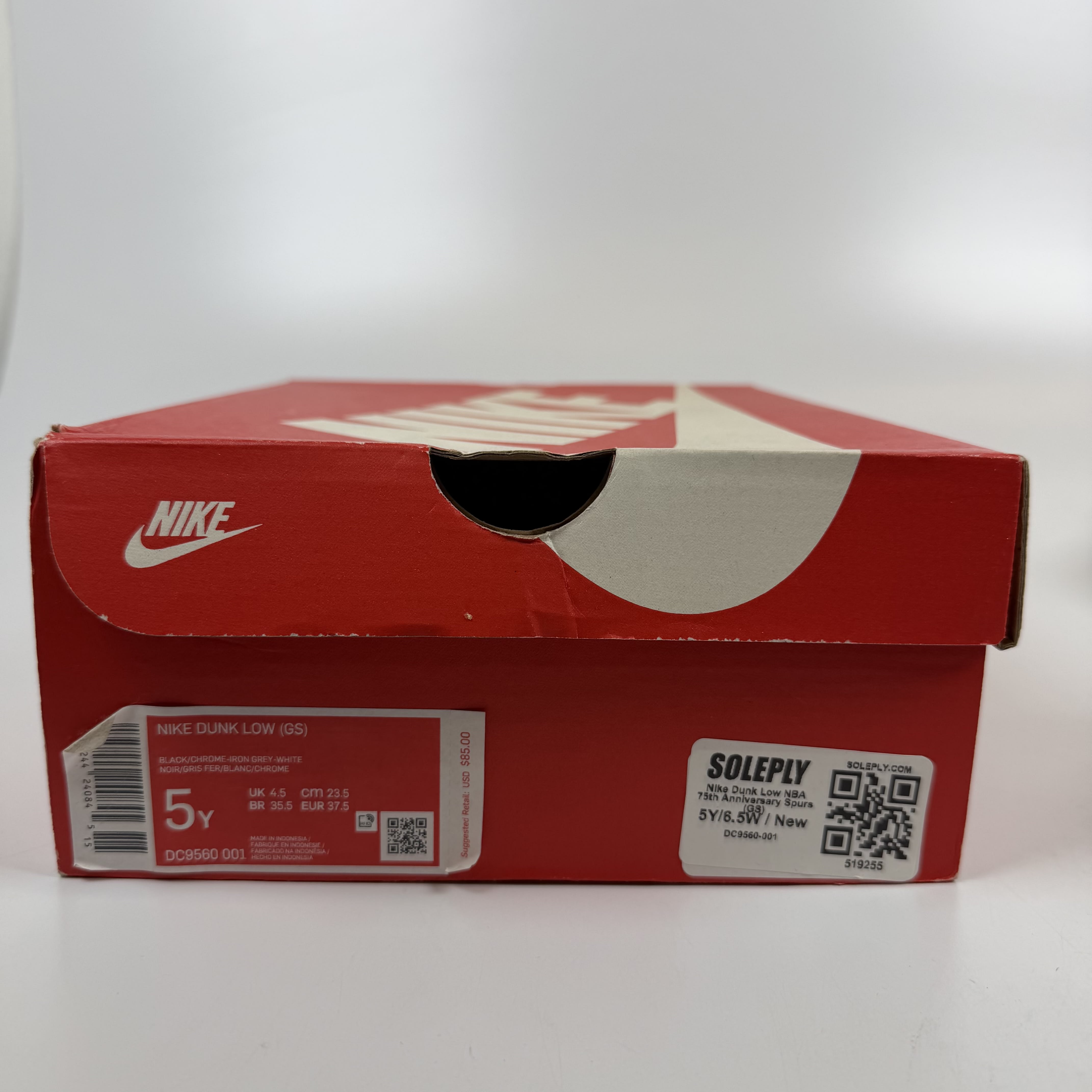 519255 Nike Dunk Low NBA 75th Anniversary Spurs (GS)
