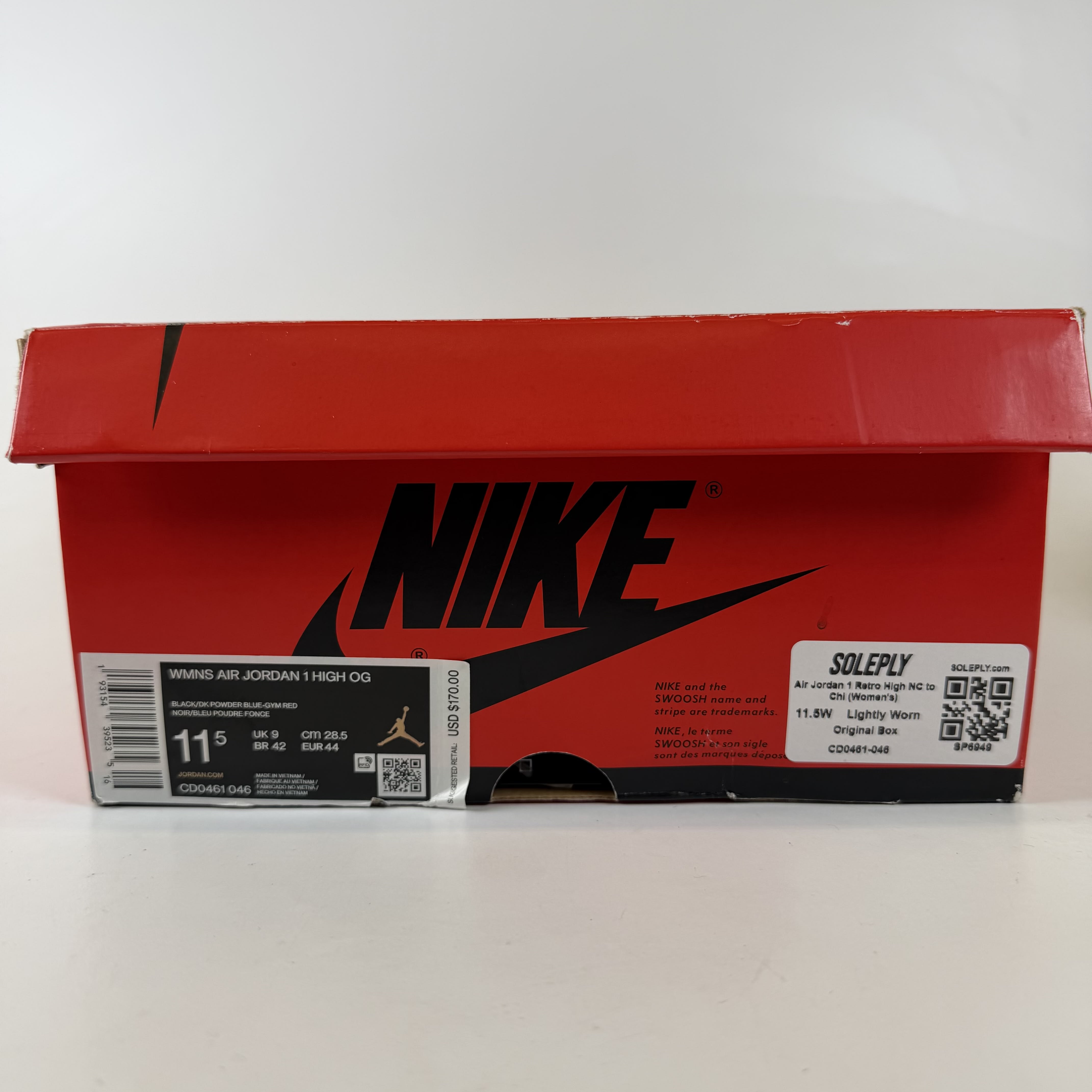 SP6949 Air Jordan 1 Retro High NC to Chi (Women's)