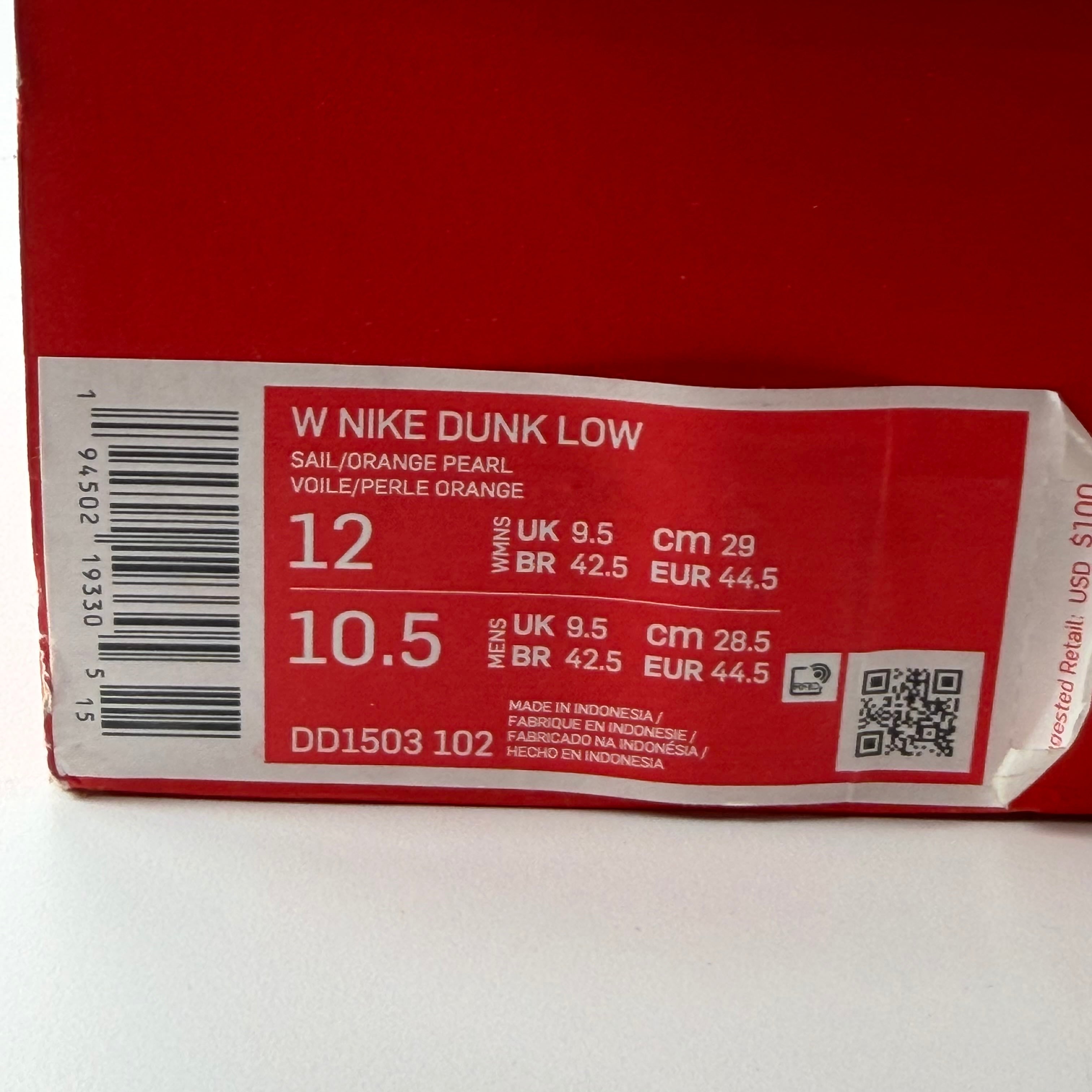 282749 Wmns Dunk Low 'Orange Pearl'