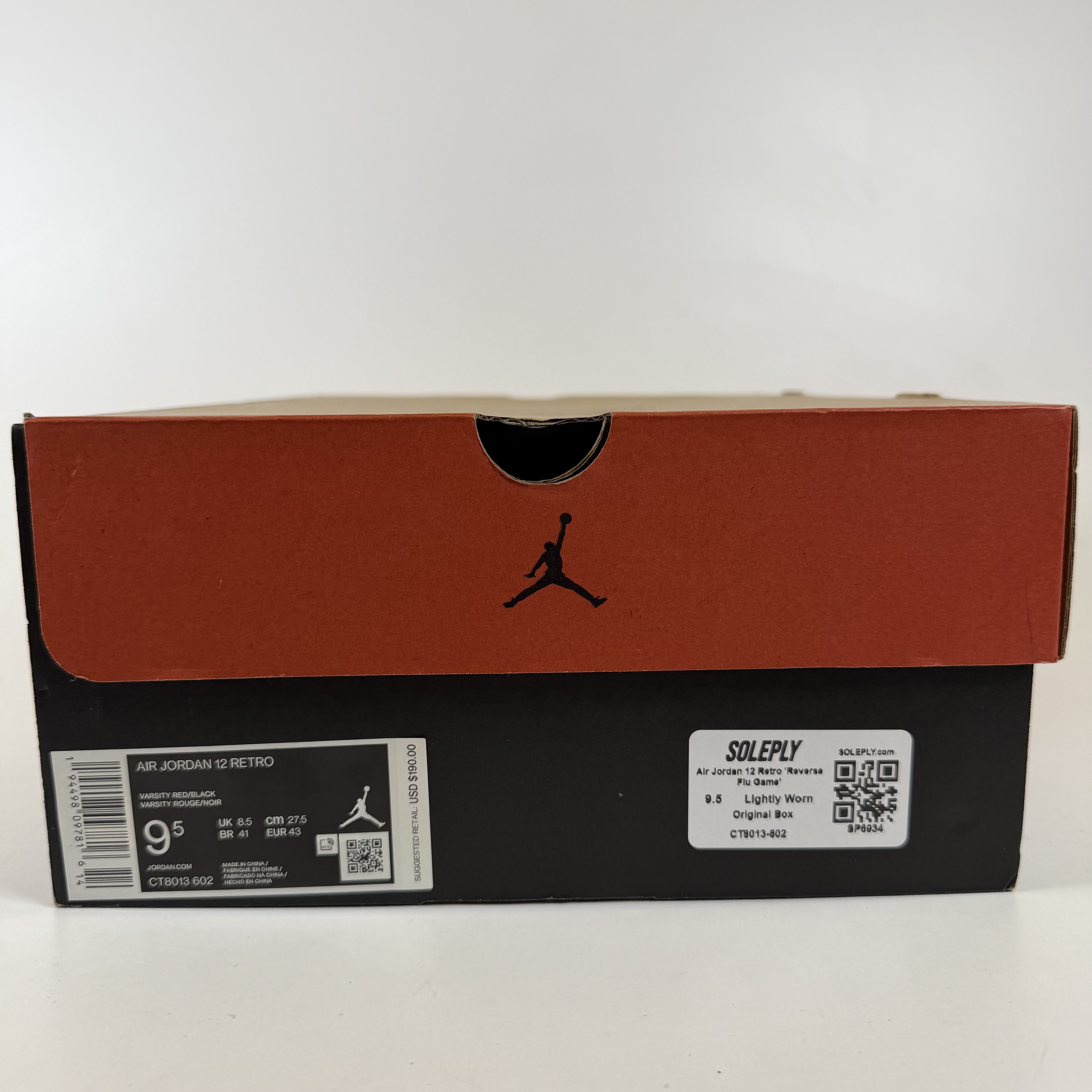 SP6934 Air Jordan 12 Retro 'Reverse Flu Game'