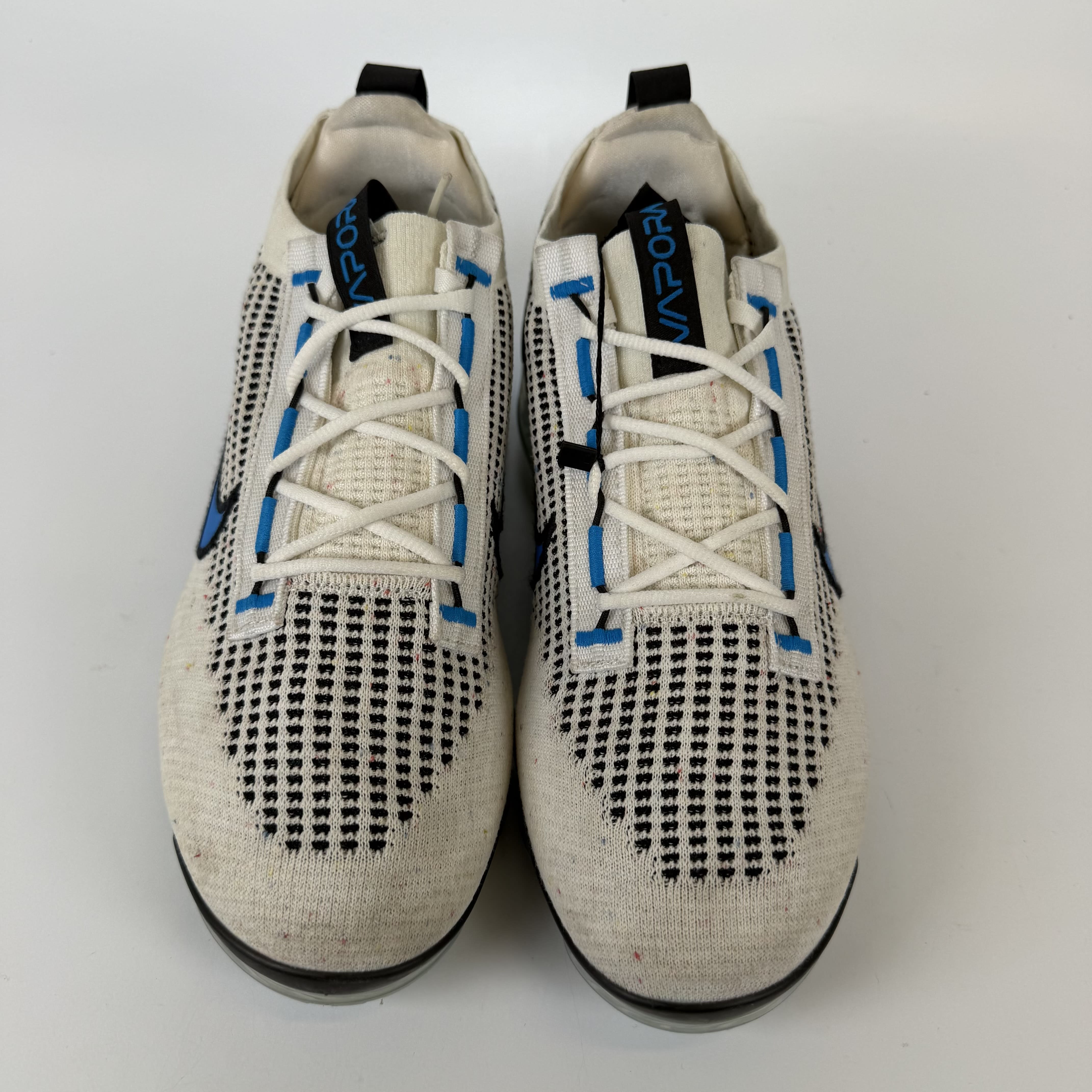 441877 Nike Air VaporMax 2021 Flyknit White Black Photo Blue